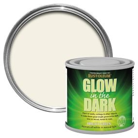 Rust-Oleum White Matt Multi-surface Glow in the dark paint, 125ml