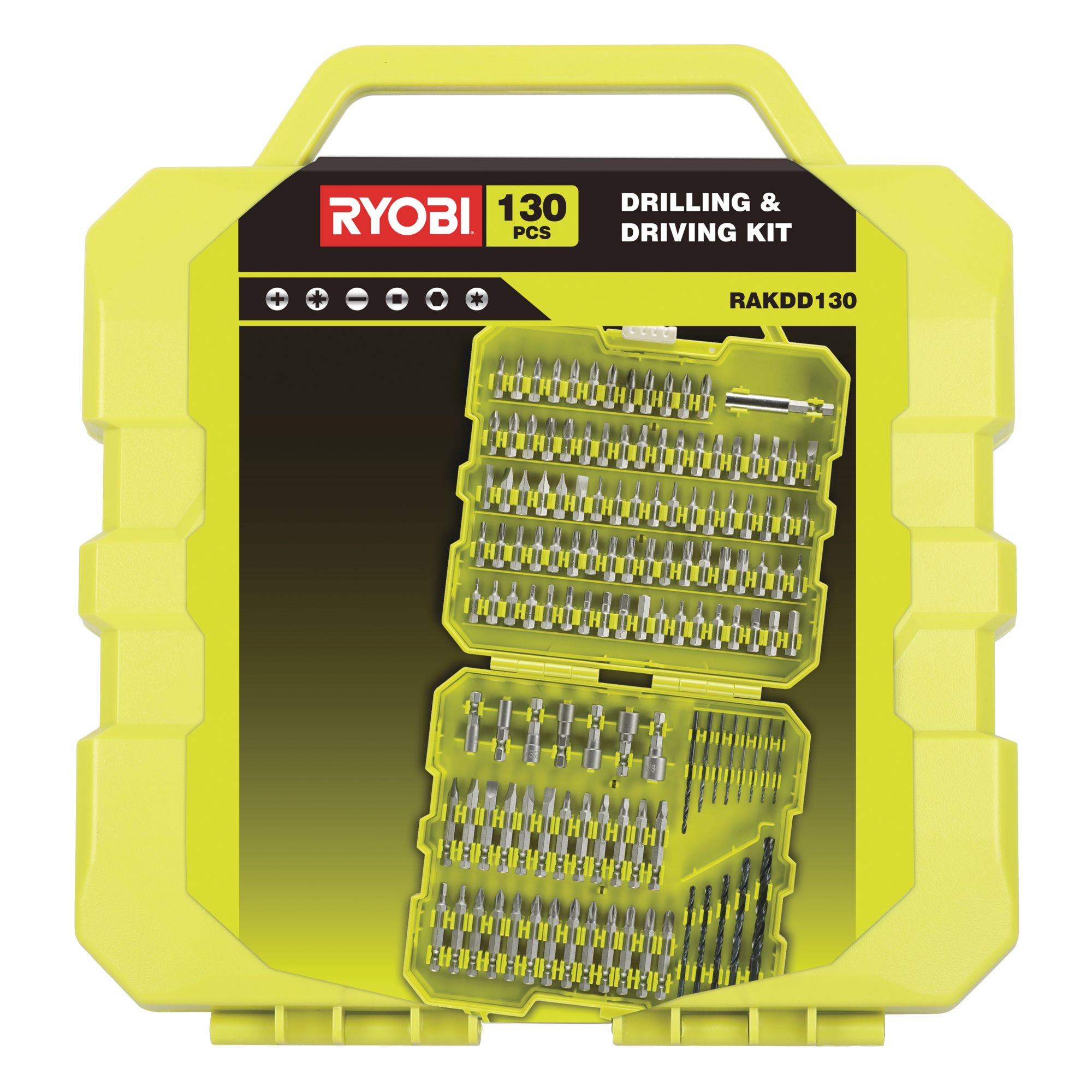 Ryobi drill discount and bit set