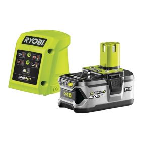 Ryobi 18V 1 x 4.0Ah Li-ion One+ Battery & charger