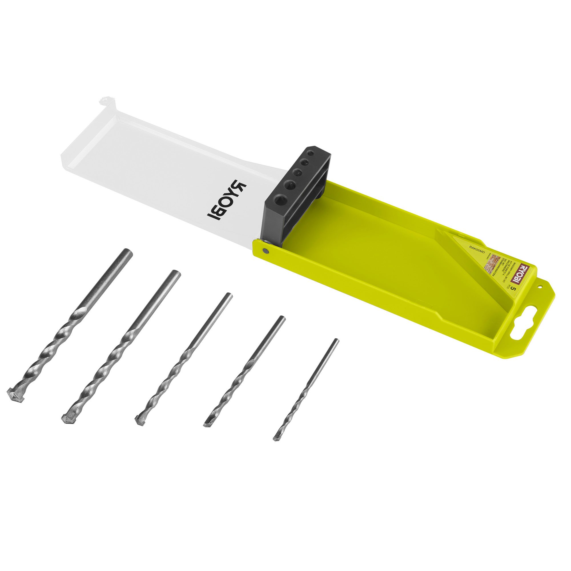 Ryobi 5 piece Straight Masonry Drill bit set