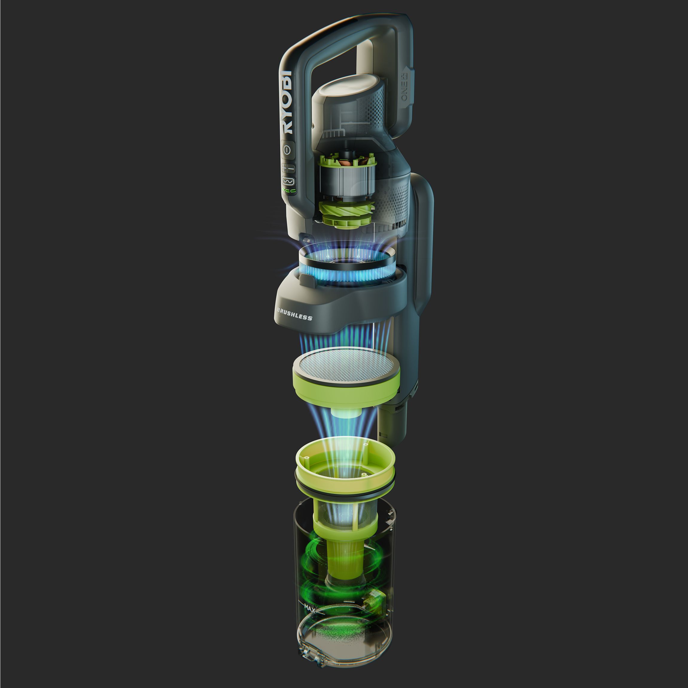 Ryobi ONE+ 18V Cordless 1L Multi-function Vacuum cleaner (Bare Tool)
