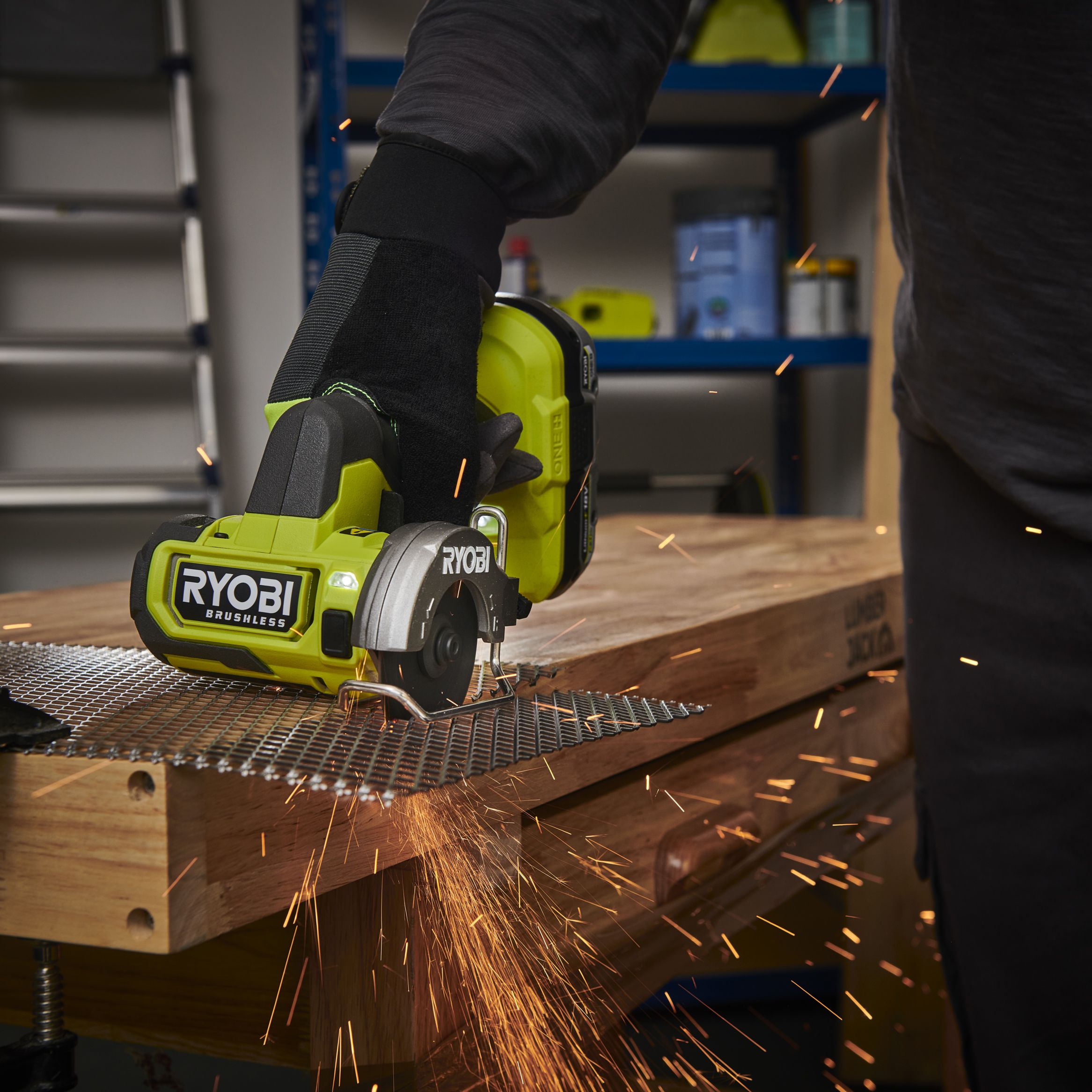 Ryobi One+ 18V Cordless 76mm Cut-off saw (Bare Tool) - RCT18BL-0