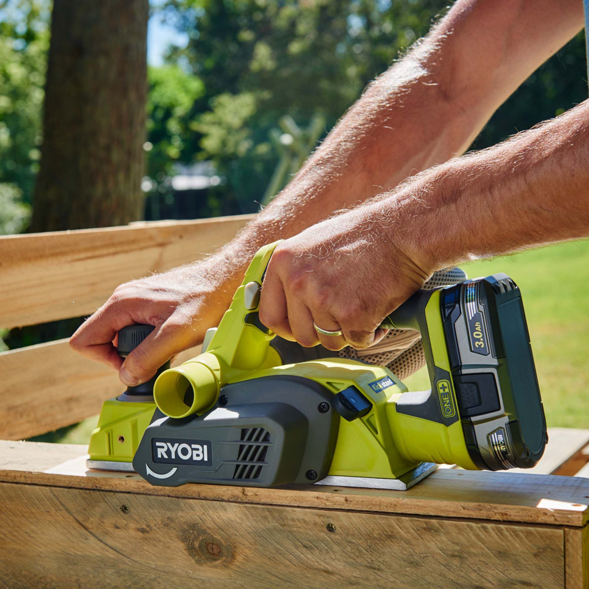 Ryobi ONE 18V One 82mm Brushed Cordless Planer R18PL 0 Bare