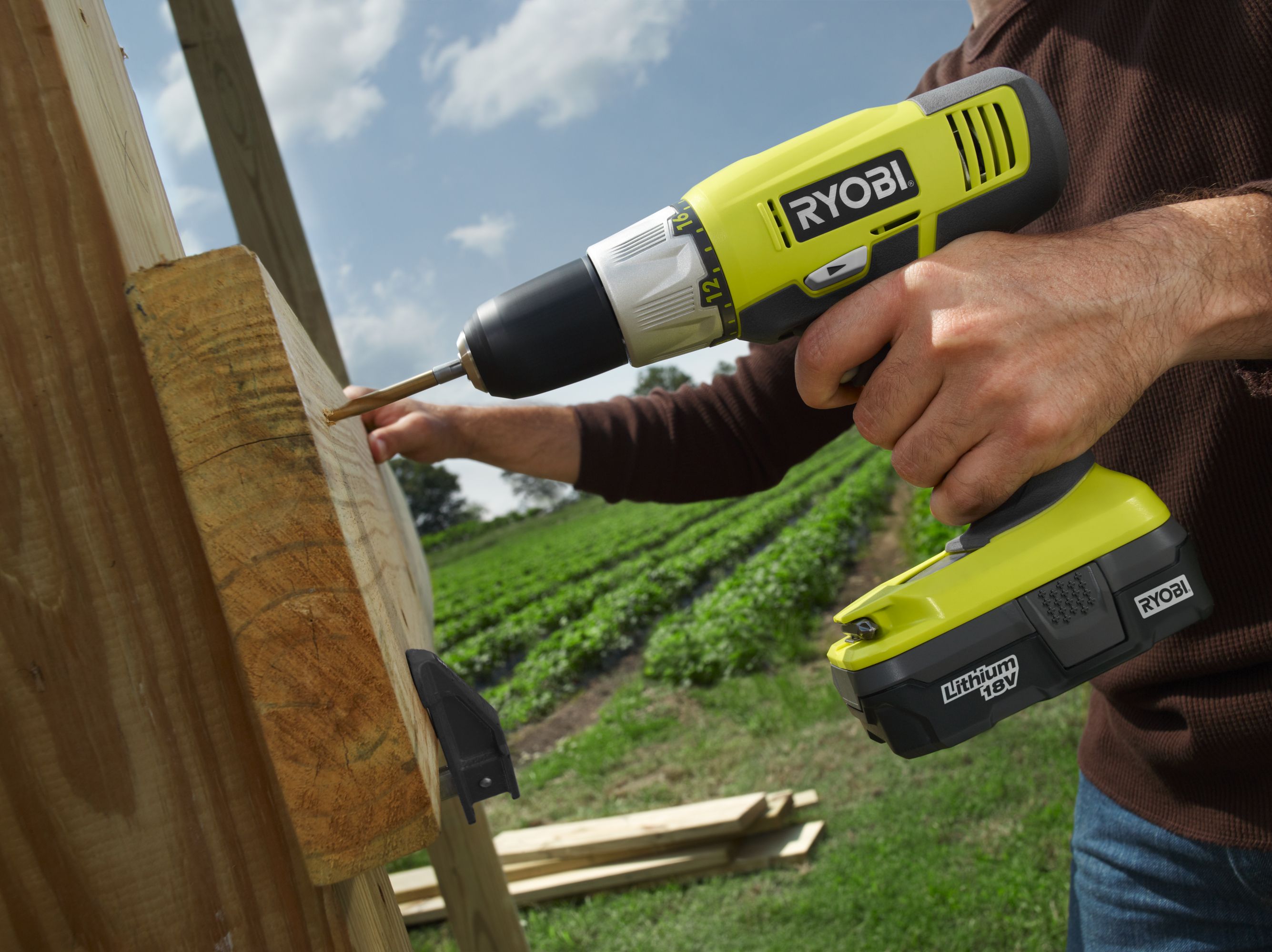 Ryobi Drills Cordless R18PD3 chuck