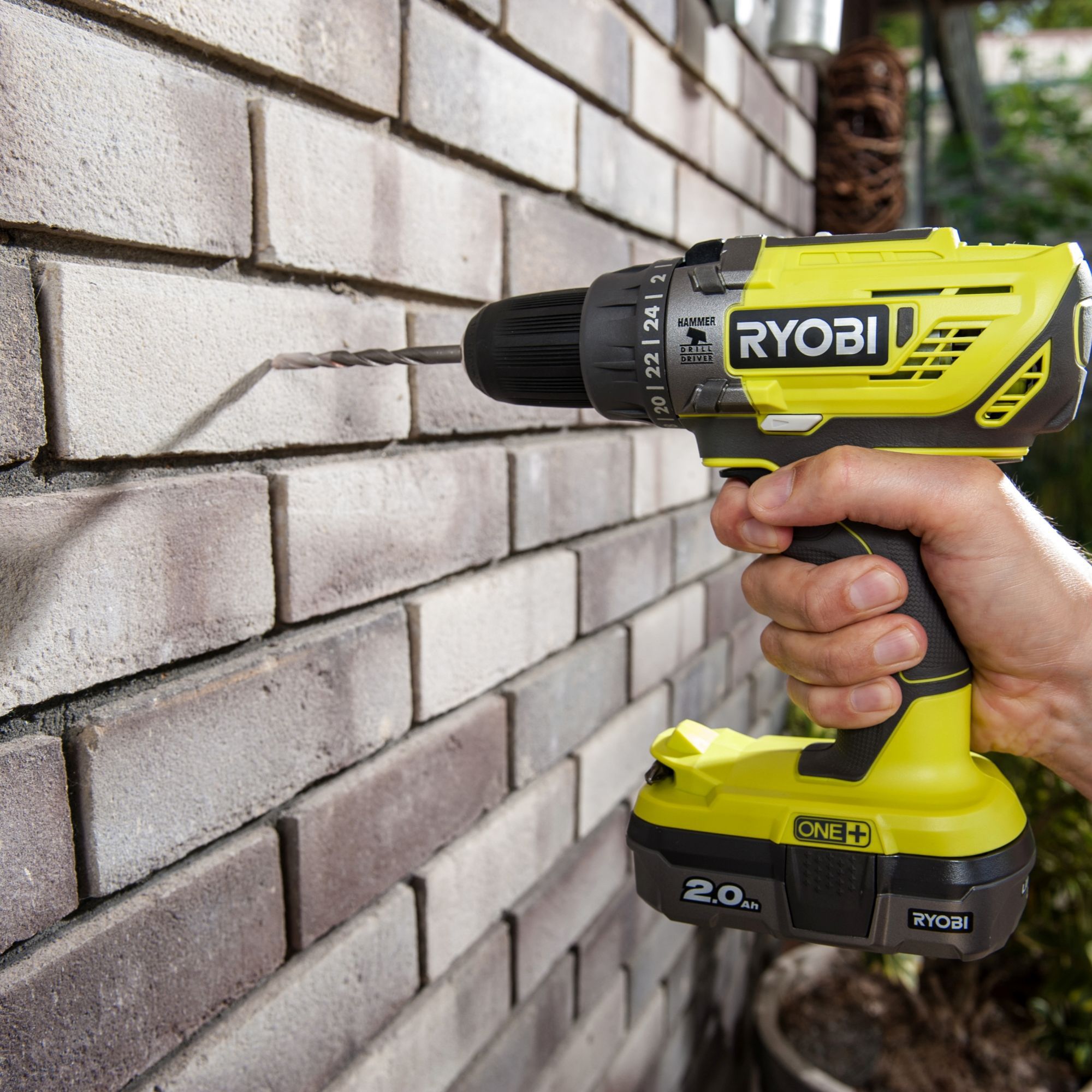 Ryobi ONE+ 2 x 2 Li-ion Cordless Combi drill & impact driver R18ID2PPD-220S