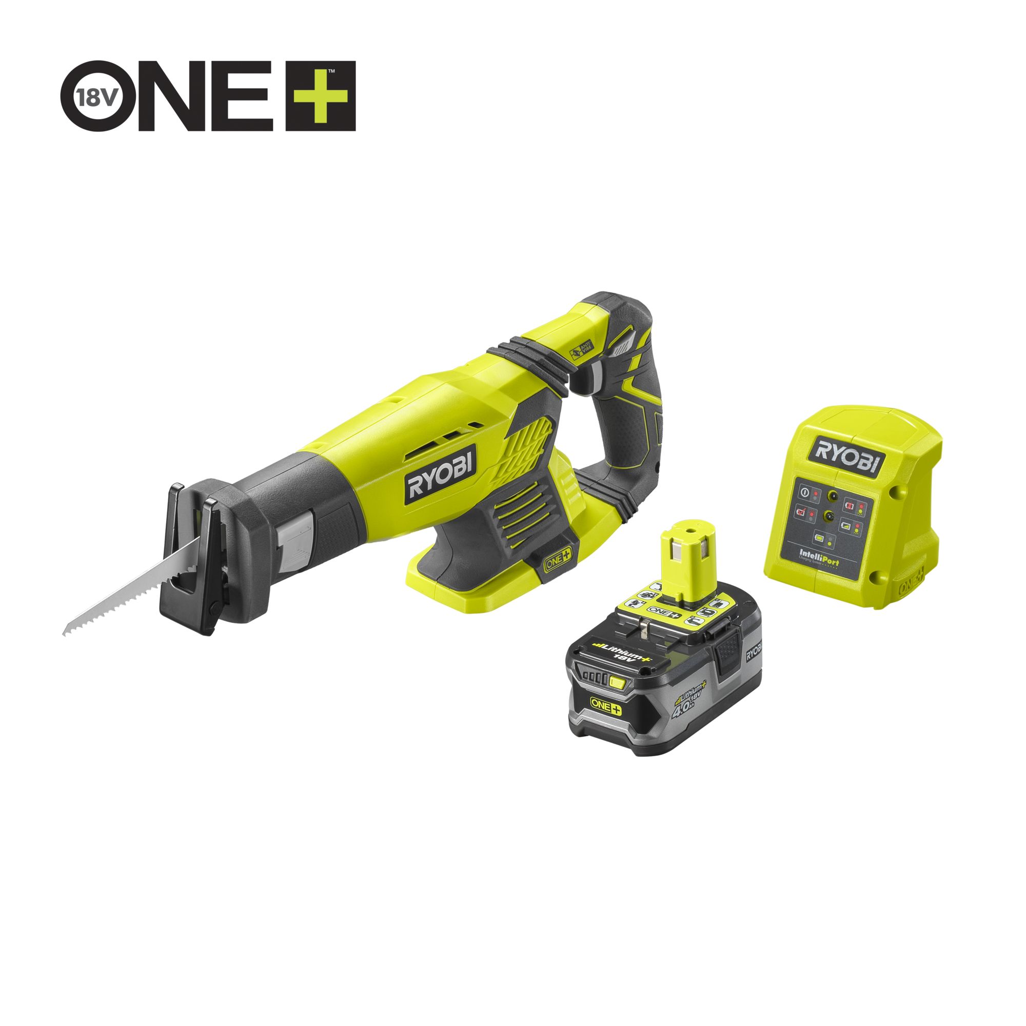 Ryobi ONE+ 18V One+ 115mm Brushed Cordless Angle grinder R18AG-0