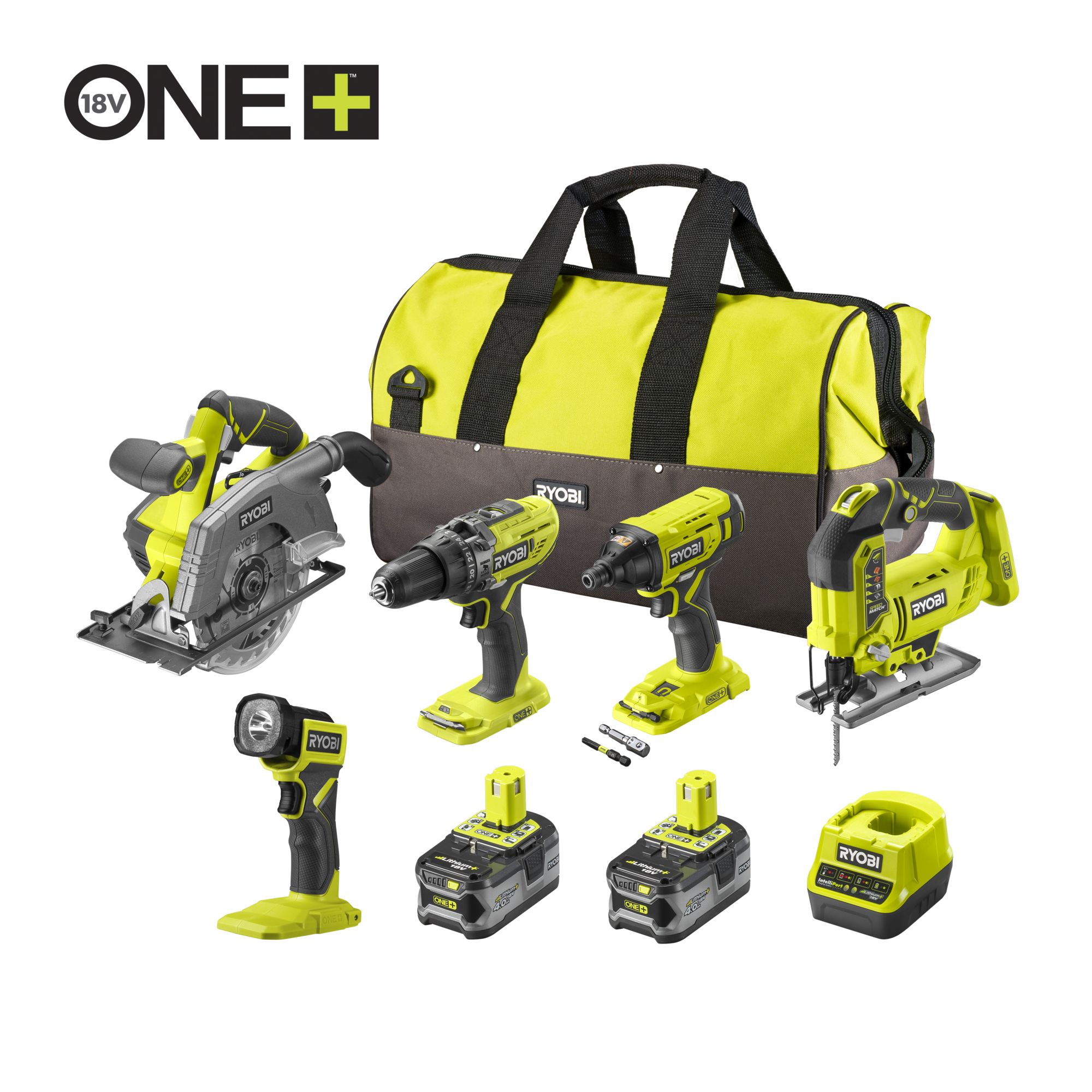 RYOBI 18V ONE+ 2-Tool Kit