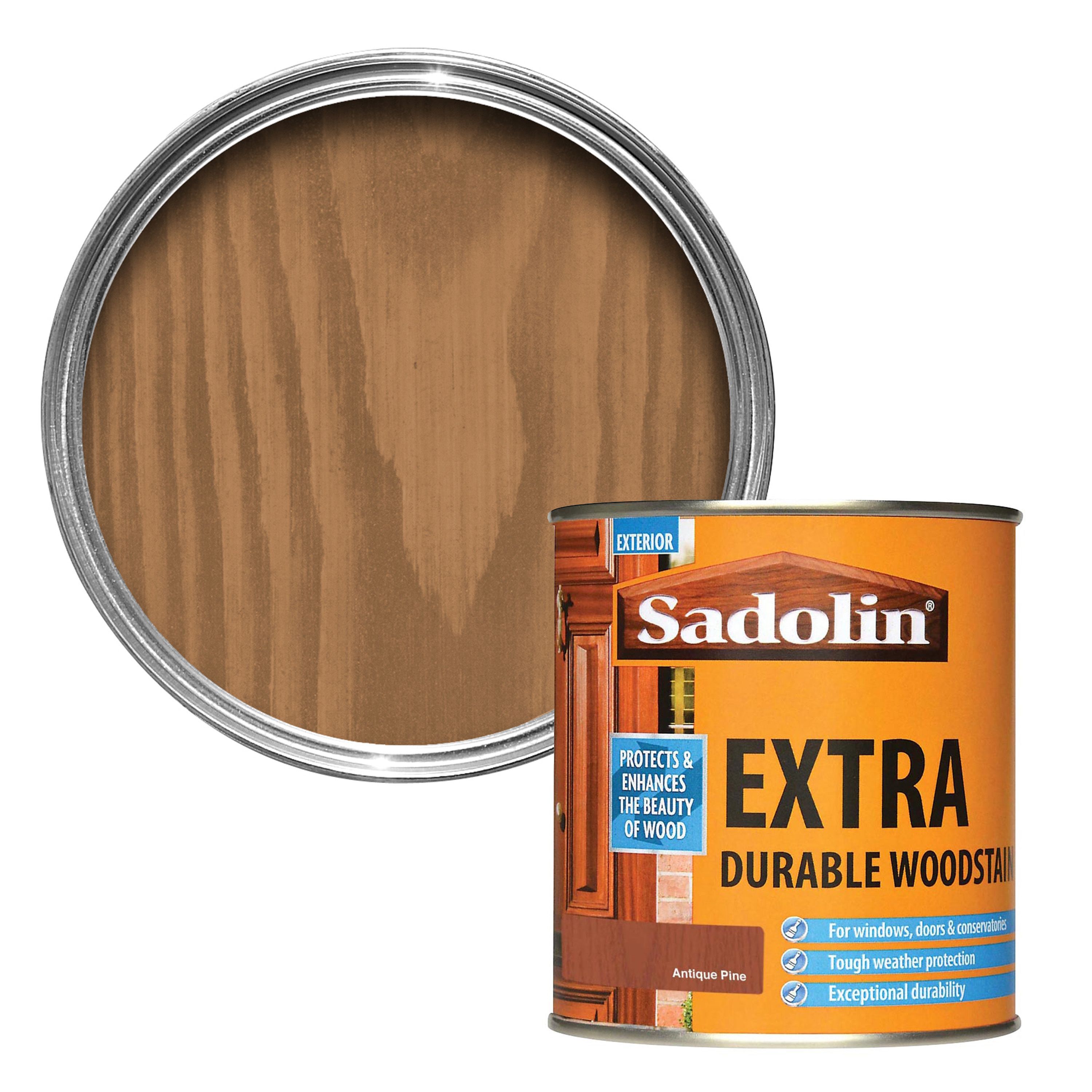 Sadolin Antique pine Conservatories, doors & windows Wood stain, 500ml