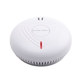 SAFE-TECH AJ-762i Interlinked Photoelectric Smoke Alarm with 10-year lifetime battery