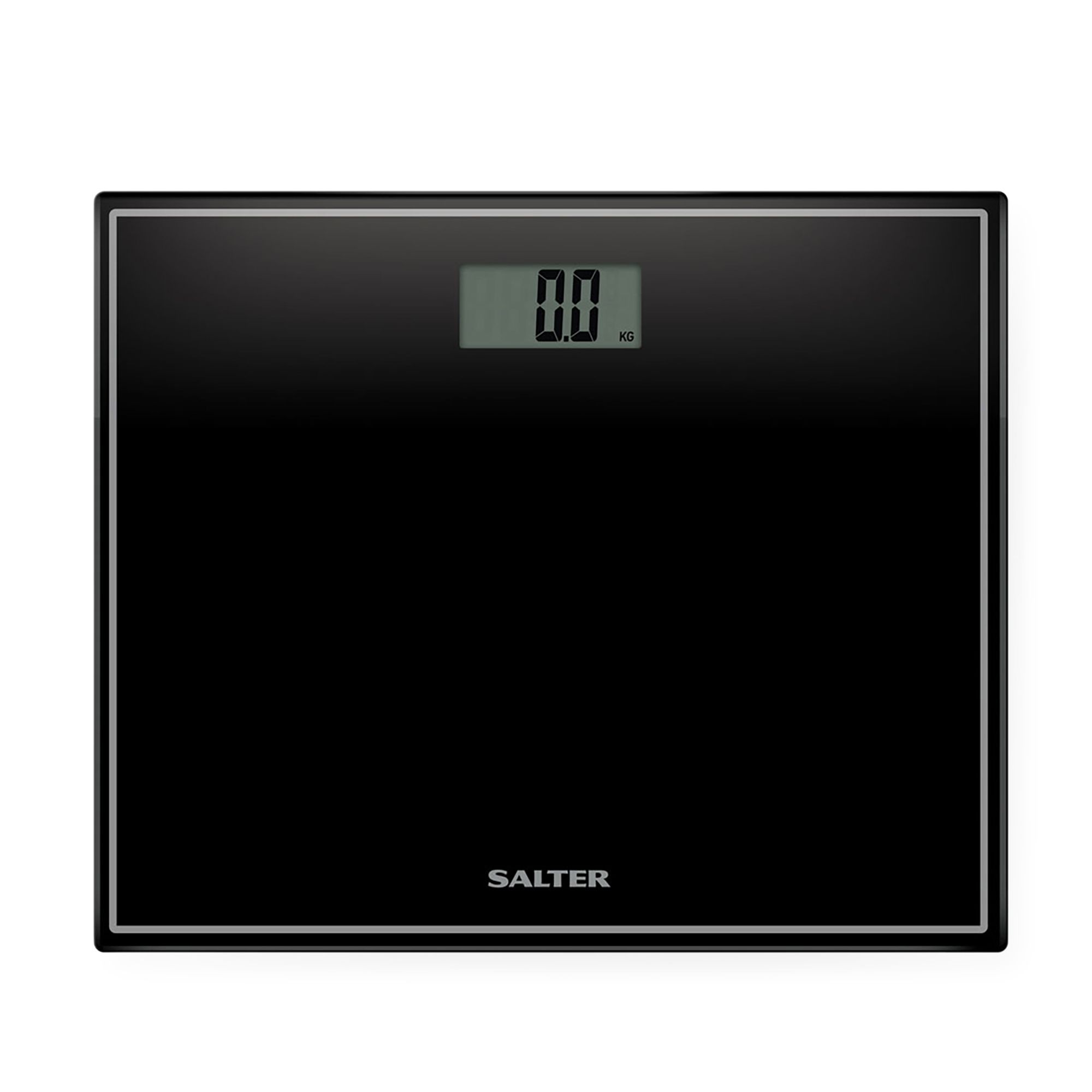 Salter Black Compact Electronic Digital bathroom scales