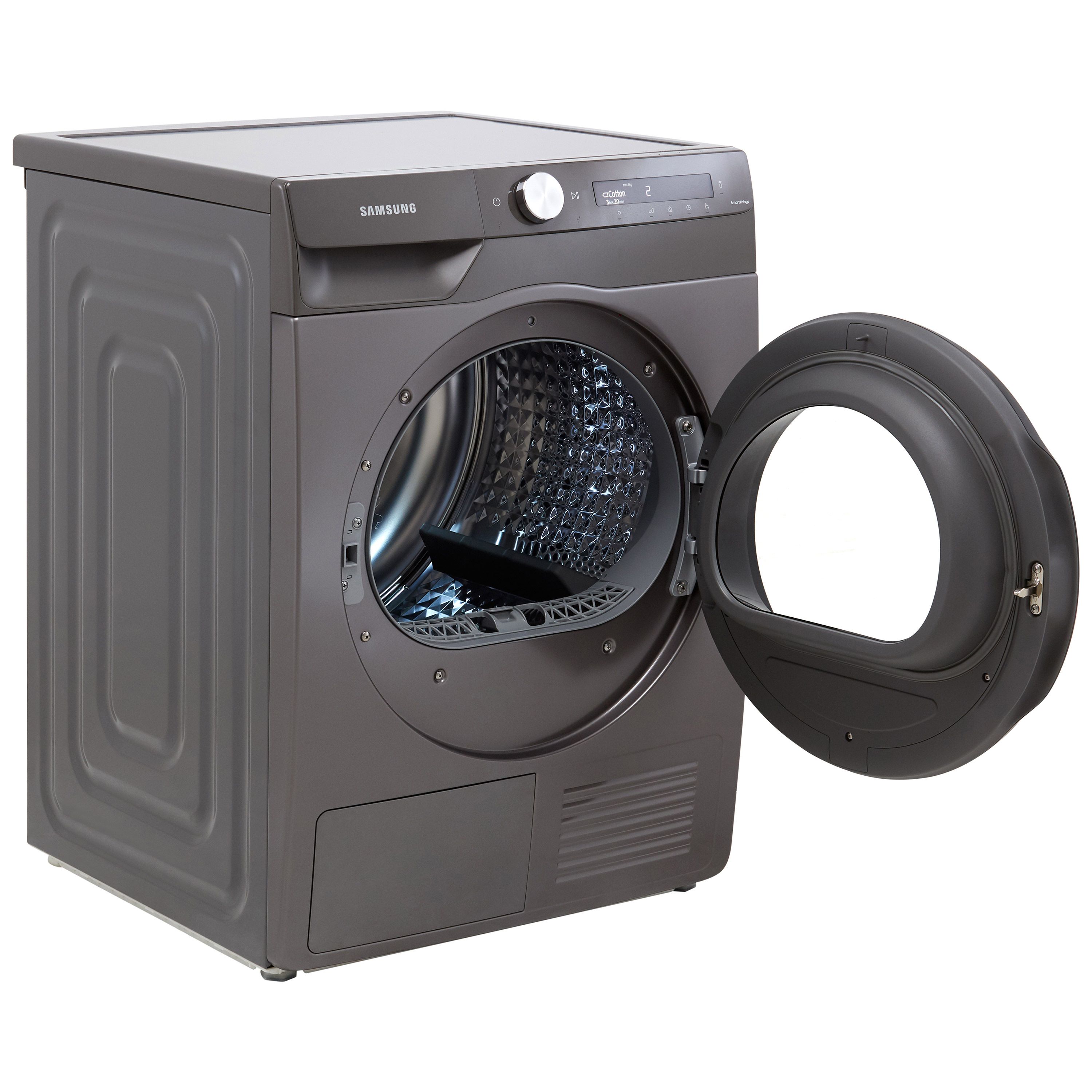 Samsung DV80T5220AN 8kg Freestanding Heat pump Tumble dryer - Graphite