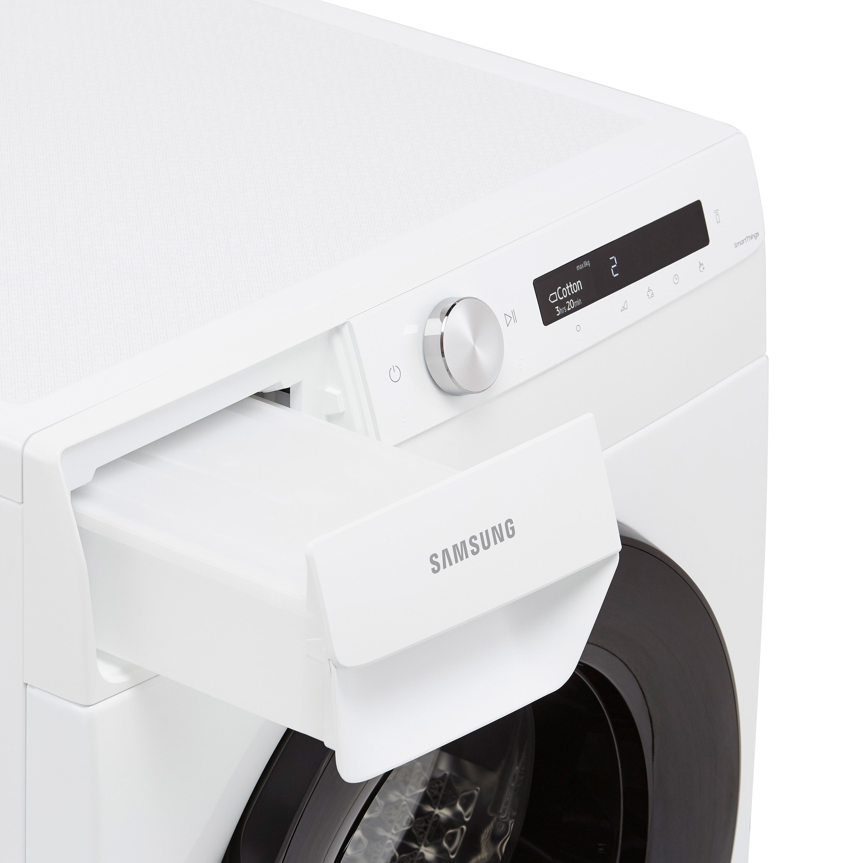 Samsung DV80T5220AW_WH 8kg Freestanding Heat pump Tumble dryer - White