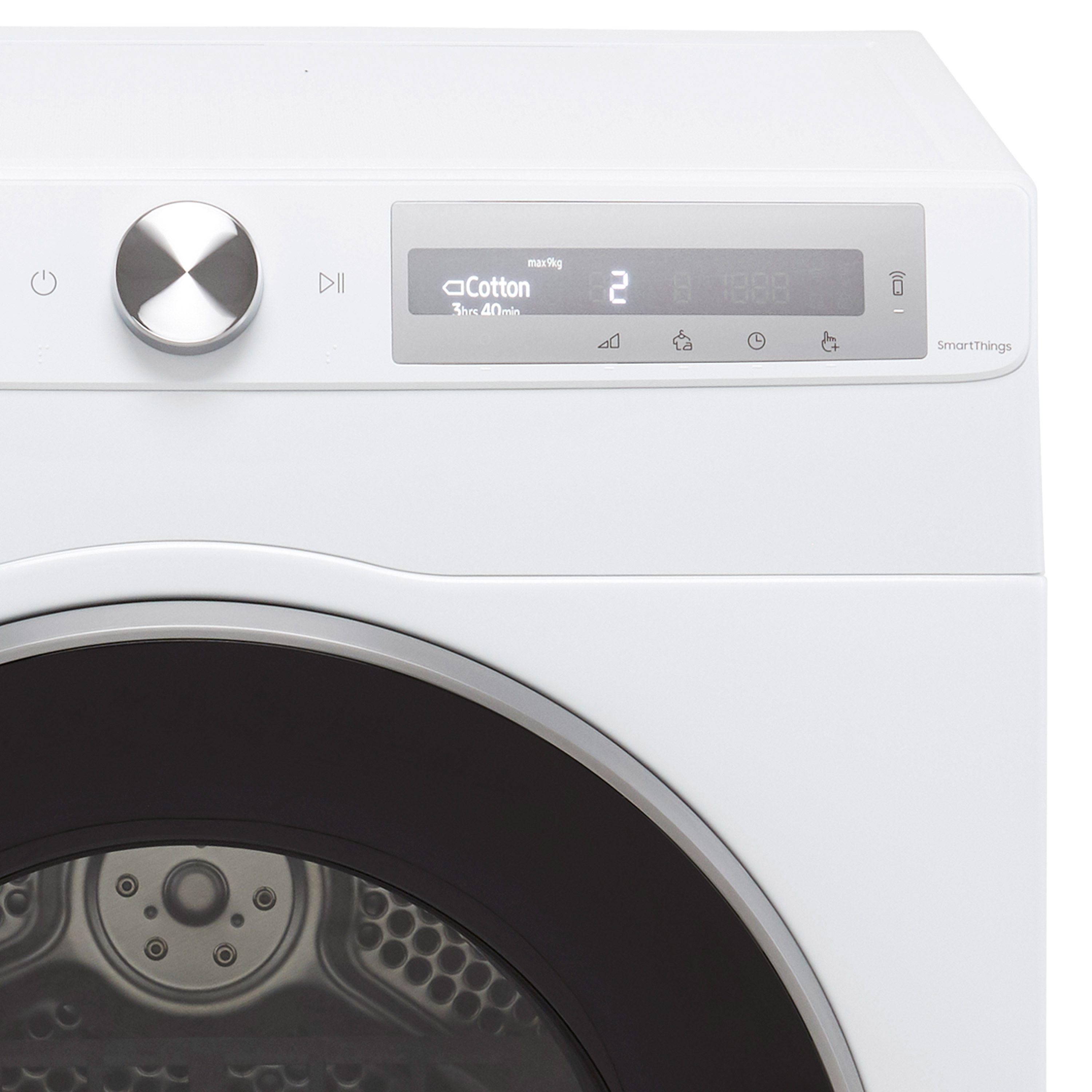 Samsung DV90T6240LH_WH 9kg Freestanding Heat pump Tumble dryer - White