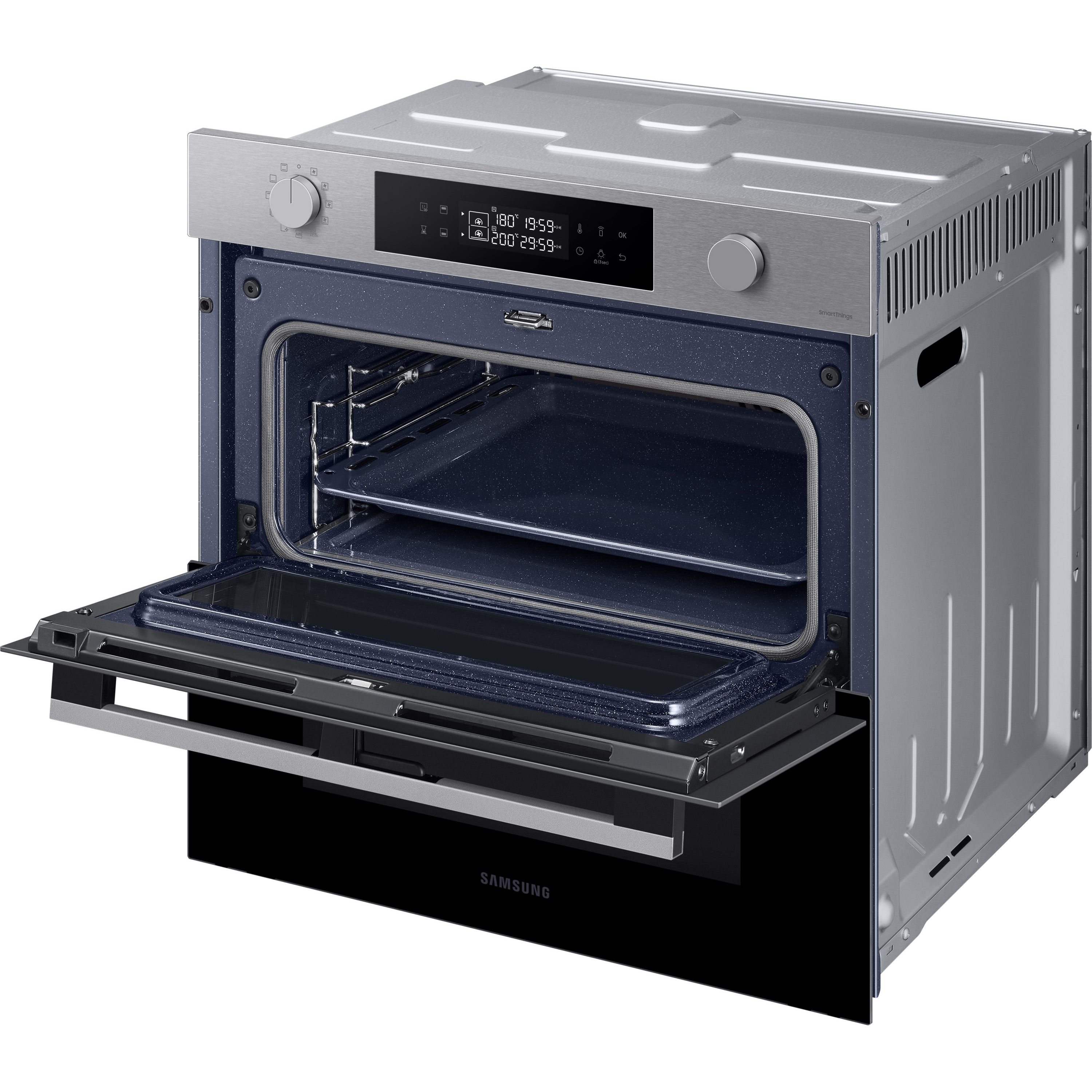 Samsung Series 4 Dual Cook Flex™ NV7B45205AS_SS Built-in Single Multifunction Oven - Stainless steel effect