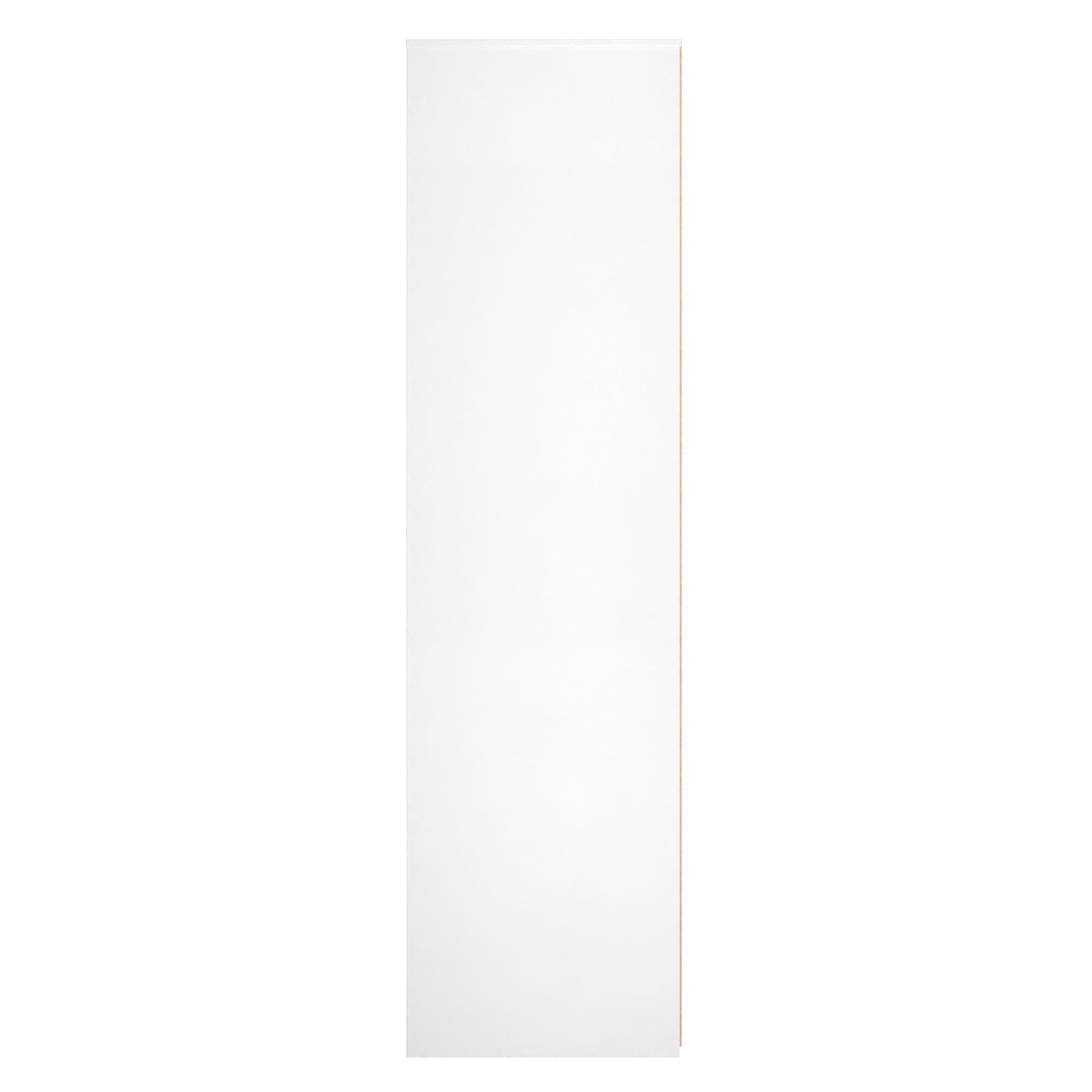 San Jose Ready assembled Contemporary Duck egg blue & white Tall Double Wardrobe With 1 mirror door (H)1960mm (W)740mm (D)520mm