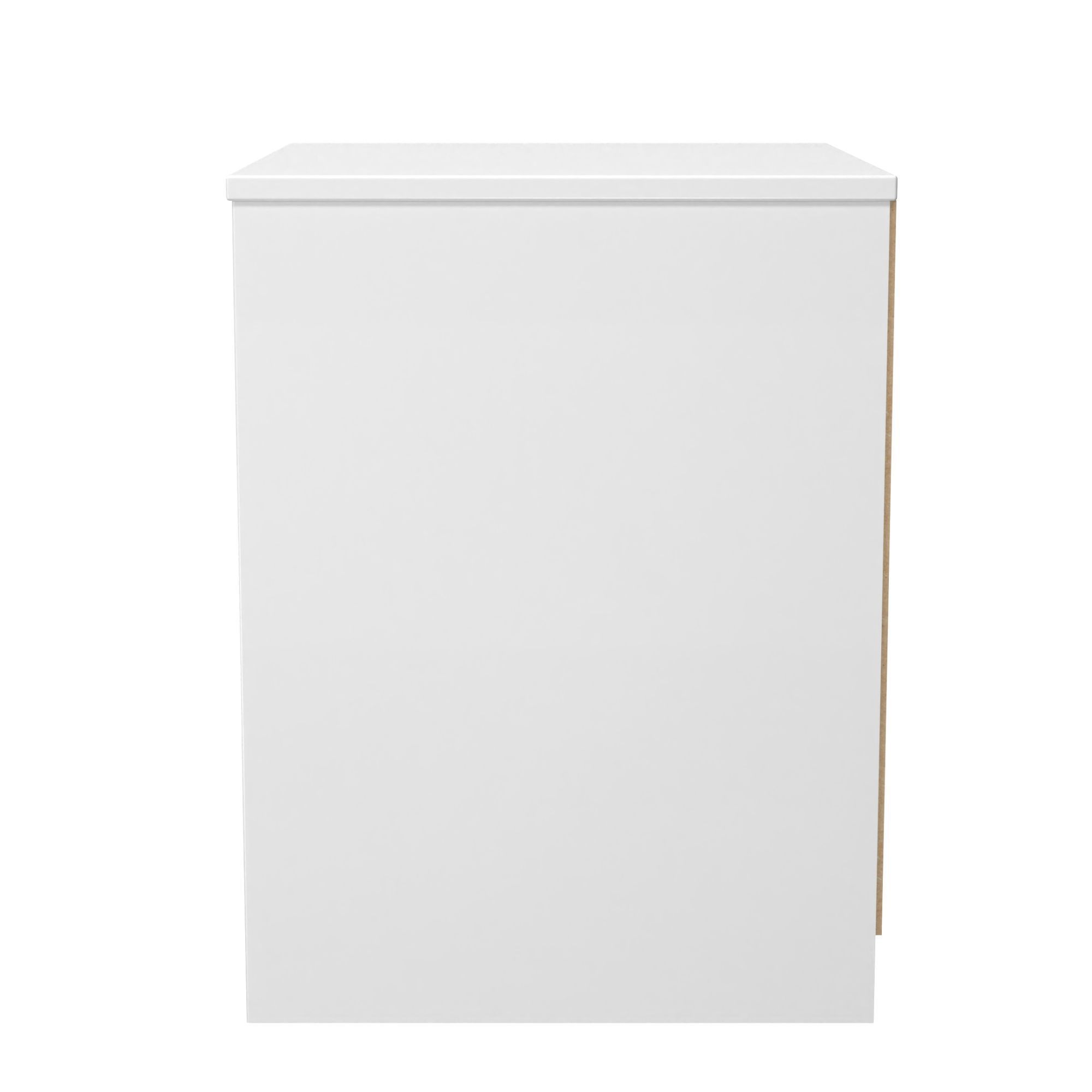 San Jose Ready assembled Duck egg blue & white 2 Drawer Bedside chest (H)521mm (W)450mm (D)395mm