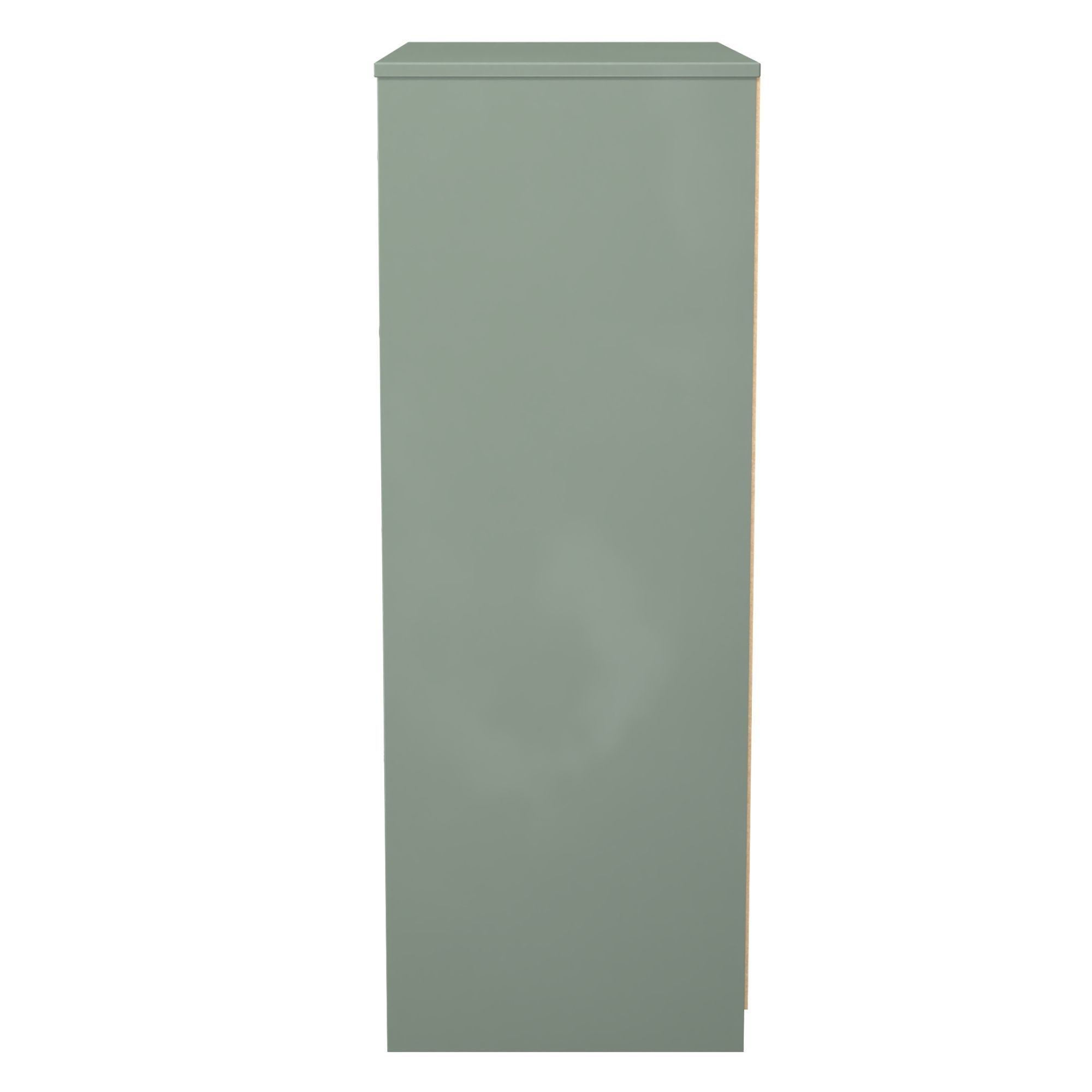San Jose Ready assembled Green 4 Drawer Chest (H)1063mm (W)766mm (D)395mm