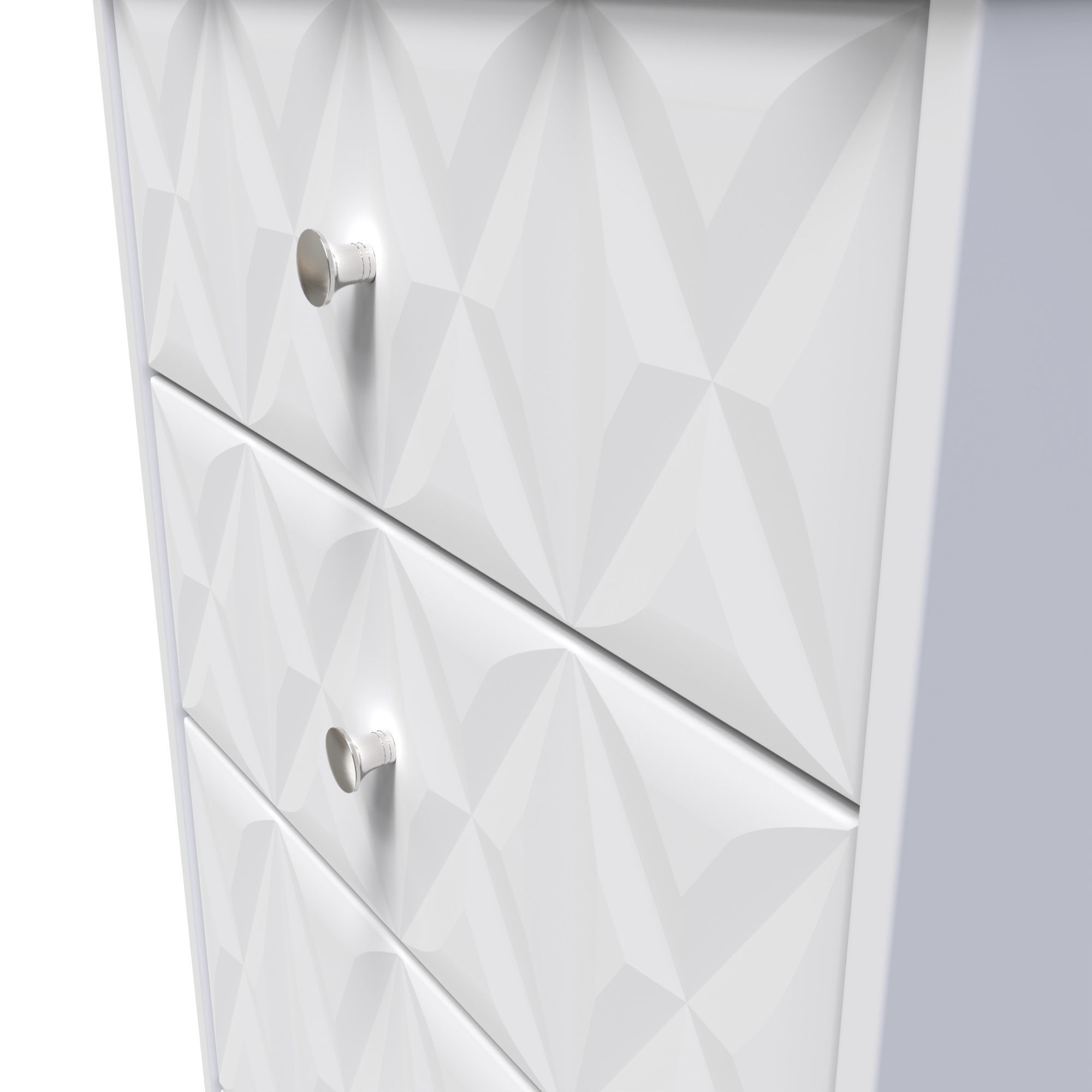San Jose Ready assembled White 4 Drawer Chest (H)1063mm (W)746mm (D)395mm