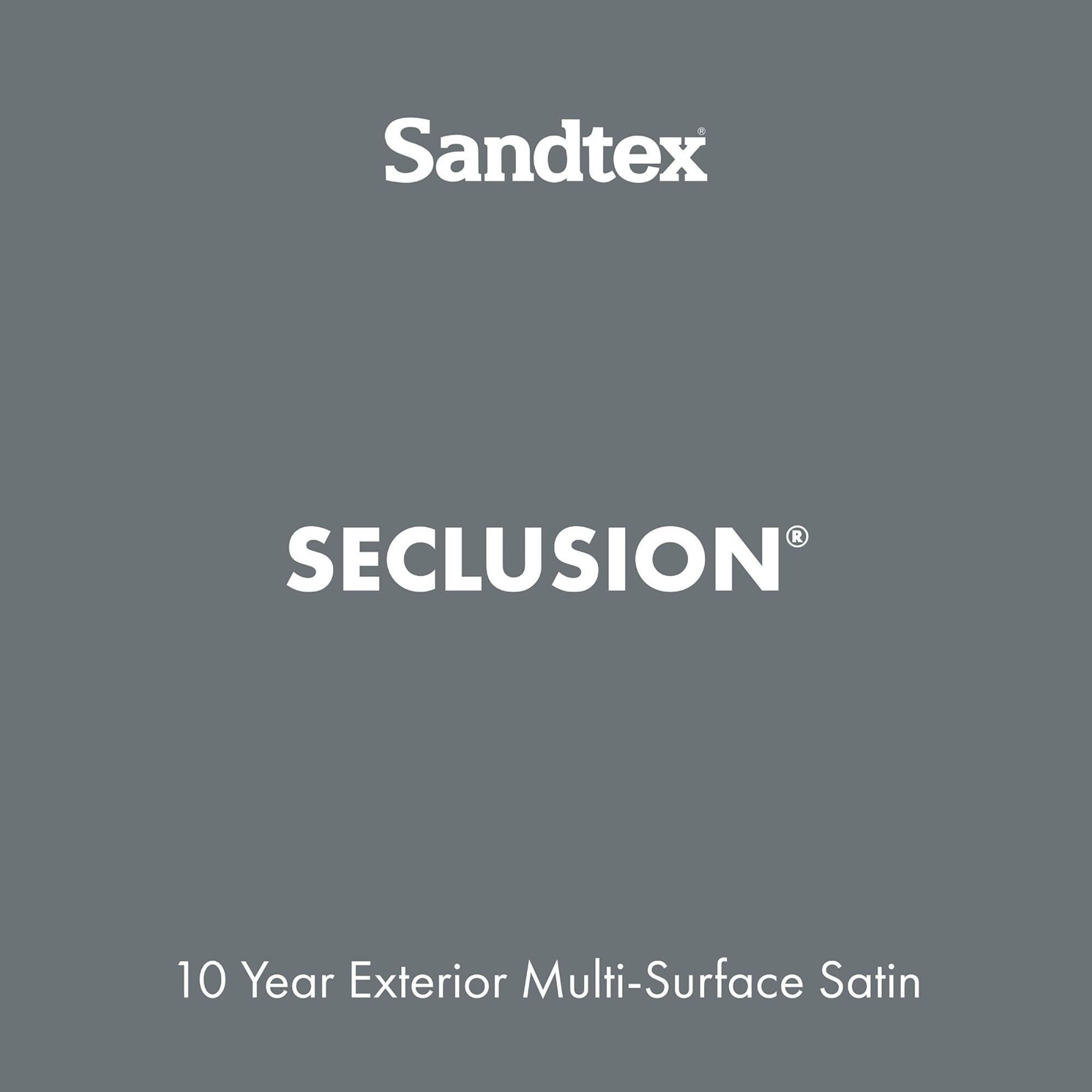 Sandtex 10 Year Seclusion Satin Multi-surface paint, 750ml