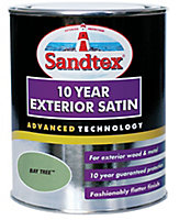 Sandtex Bay tree Satinwood Exterior Metal & wood paint, 750ml