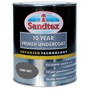 Sandtex Dark grey Metal & wood Undercoat, 750ml