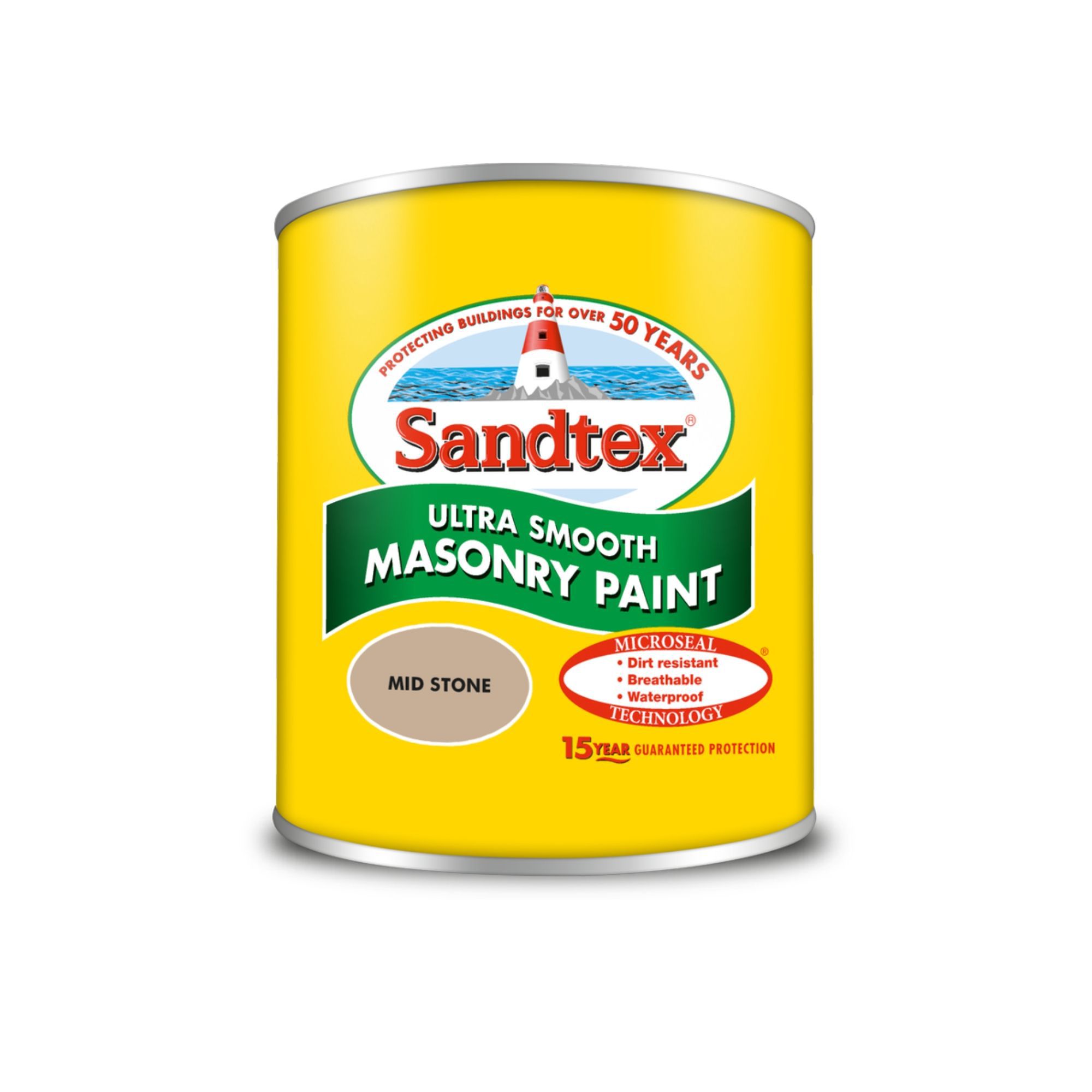 Sandtex Mid stone Masonry paint, 150ml Tester pot