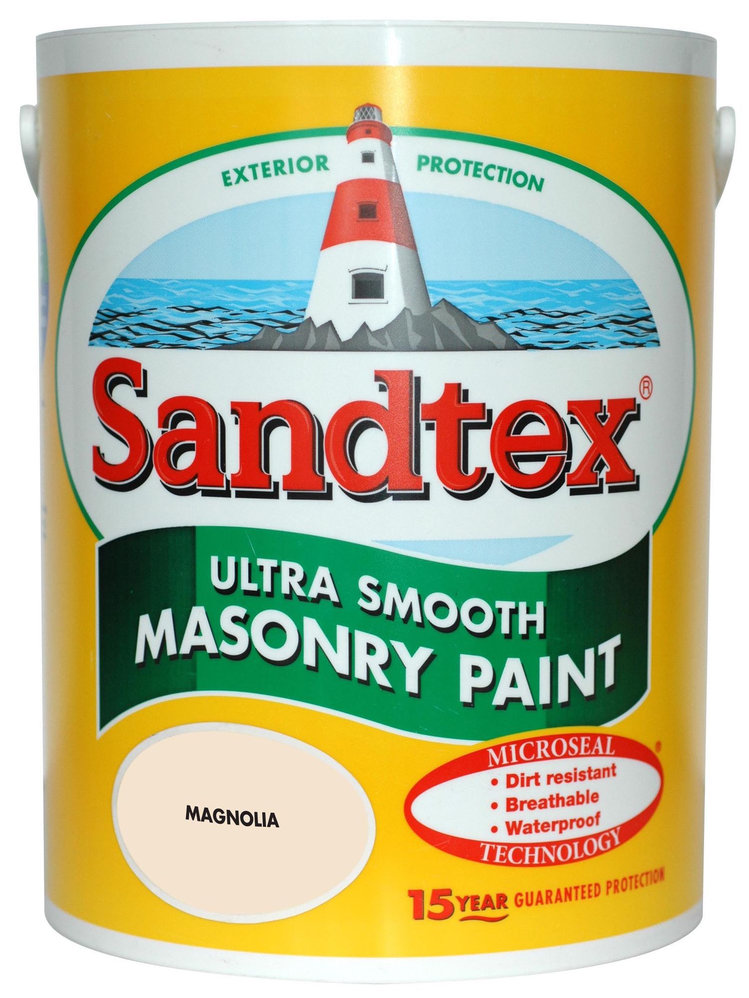 Sandtex Ultra Smooth Magnolia Masonry Paint 5l Tradepoint