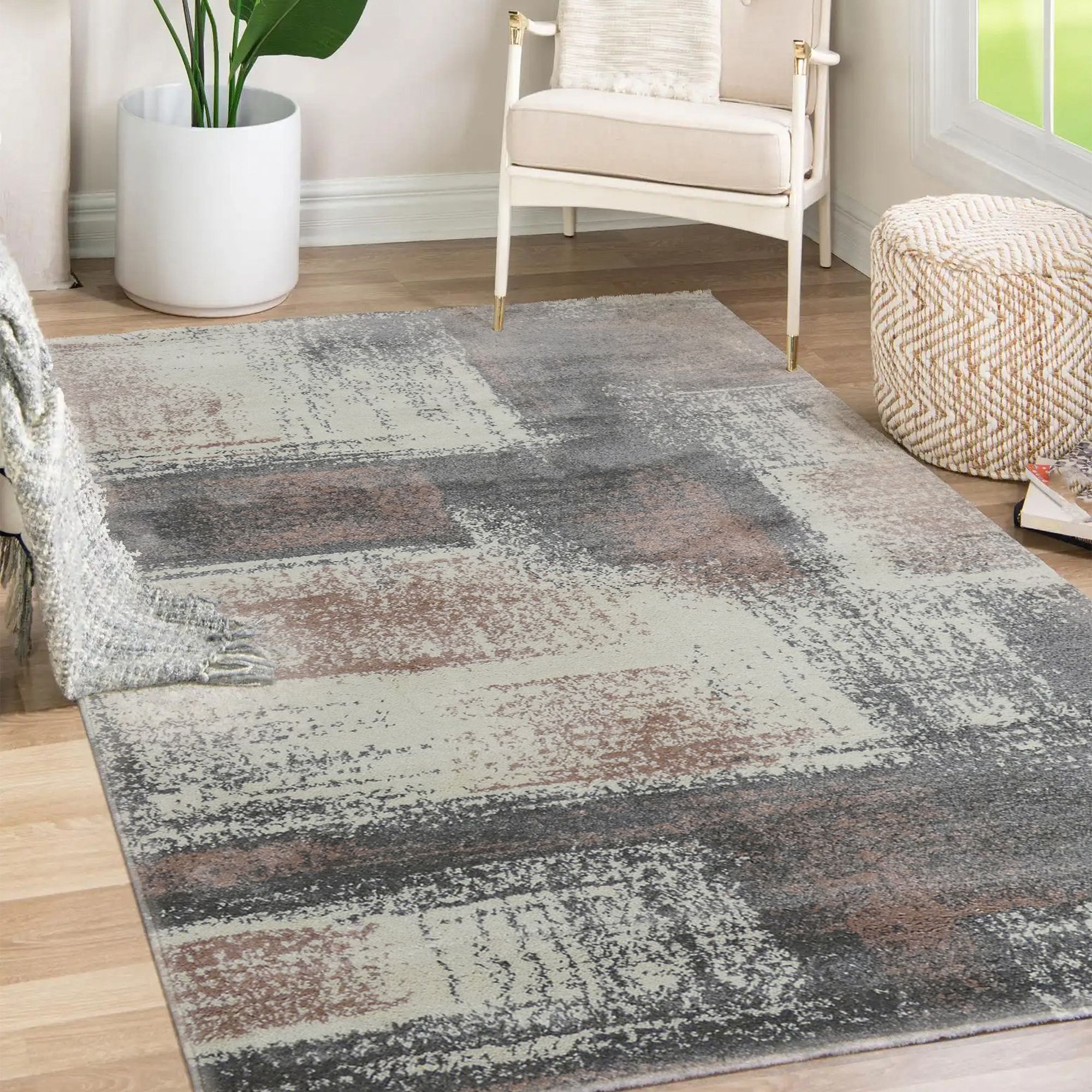 Sansa Multicolour Abstract Rug 170cmx120cm