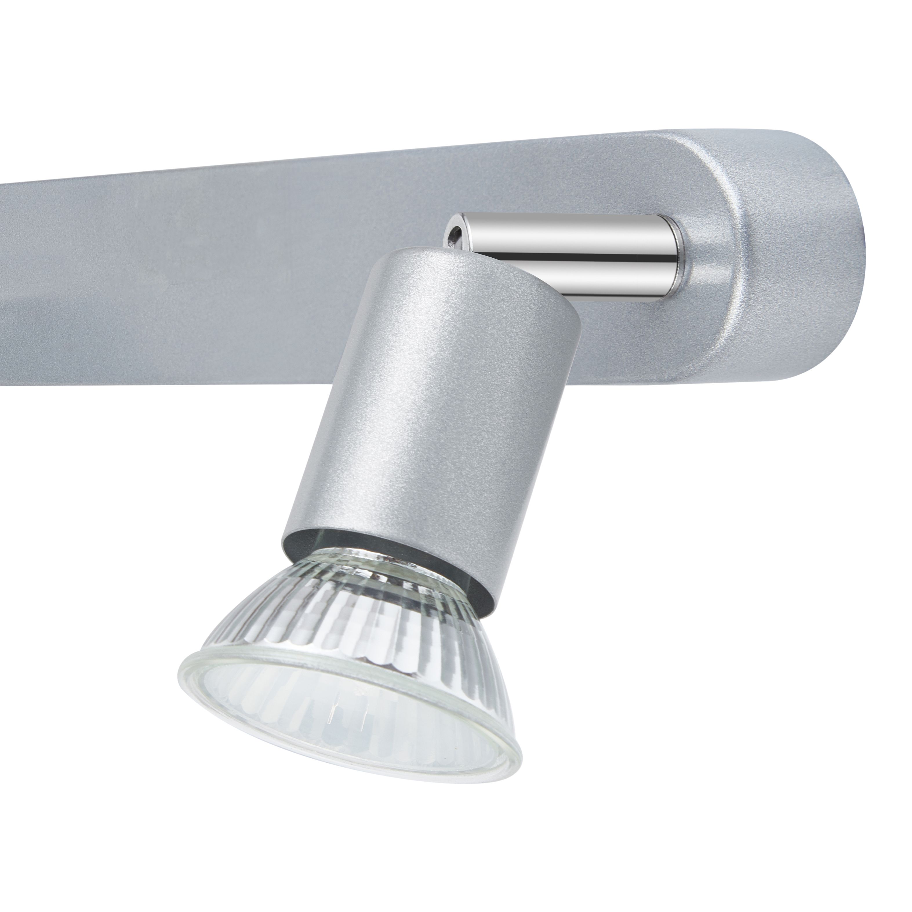 Sasha Bar Gloss Silver 2 Light Spotlight