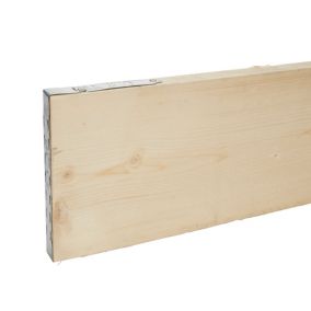 Sawn Softwood Scaffold board (L)2.4m (W)0.23m (T)38mm 10260g