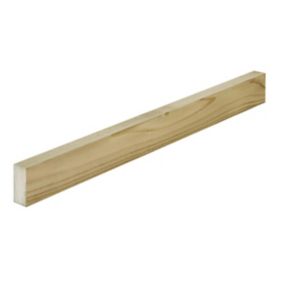 Sawn Whitewood spruce Batten (L)2.4m (W)50mm (T)25mm, Pack of 6