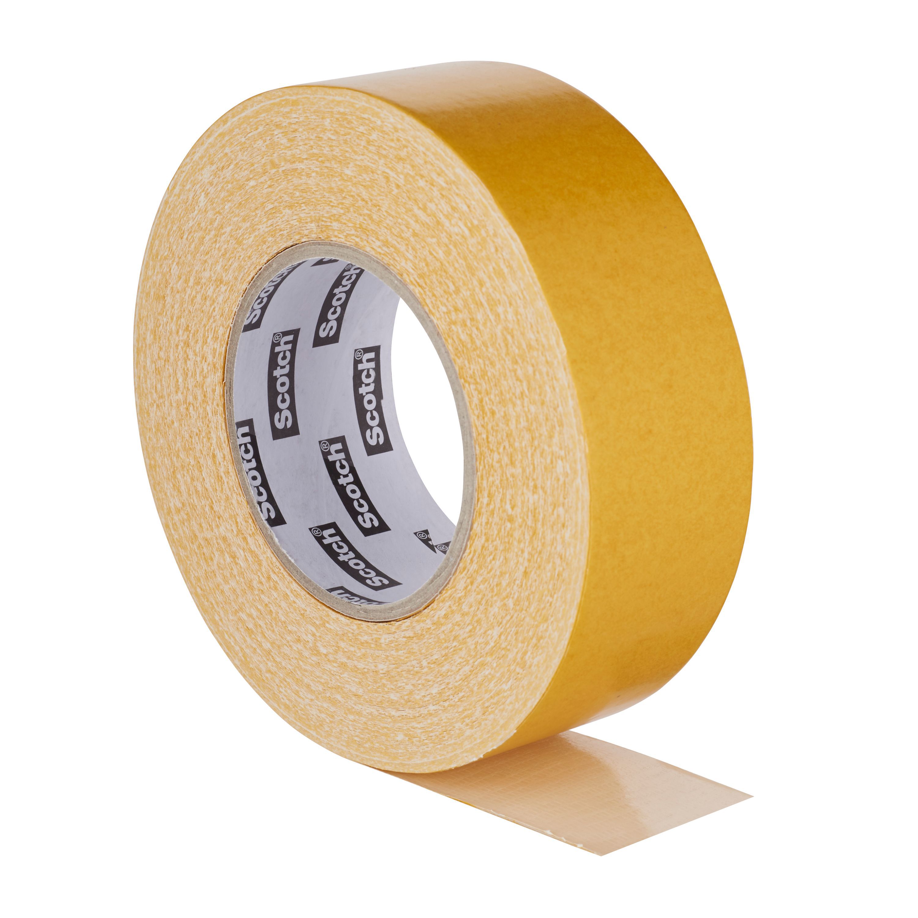 Diall Flat White Double-sided Tape (L)25m (W)50mm