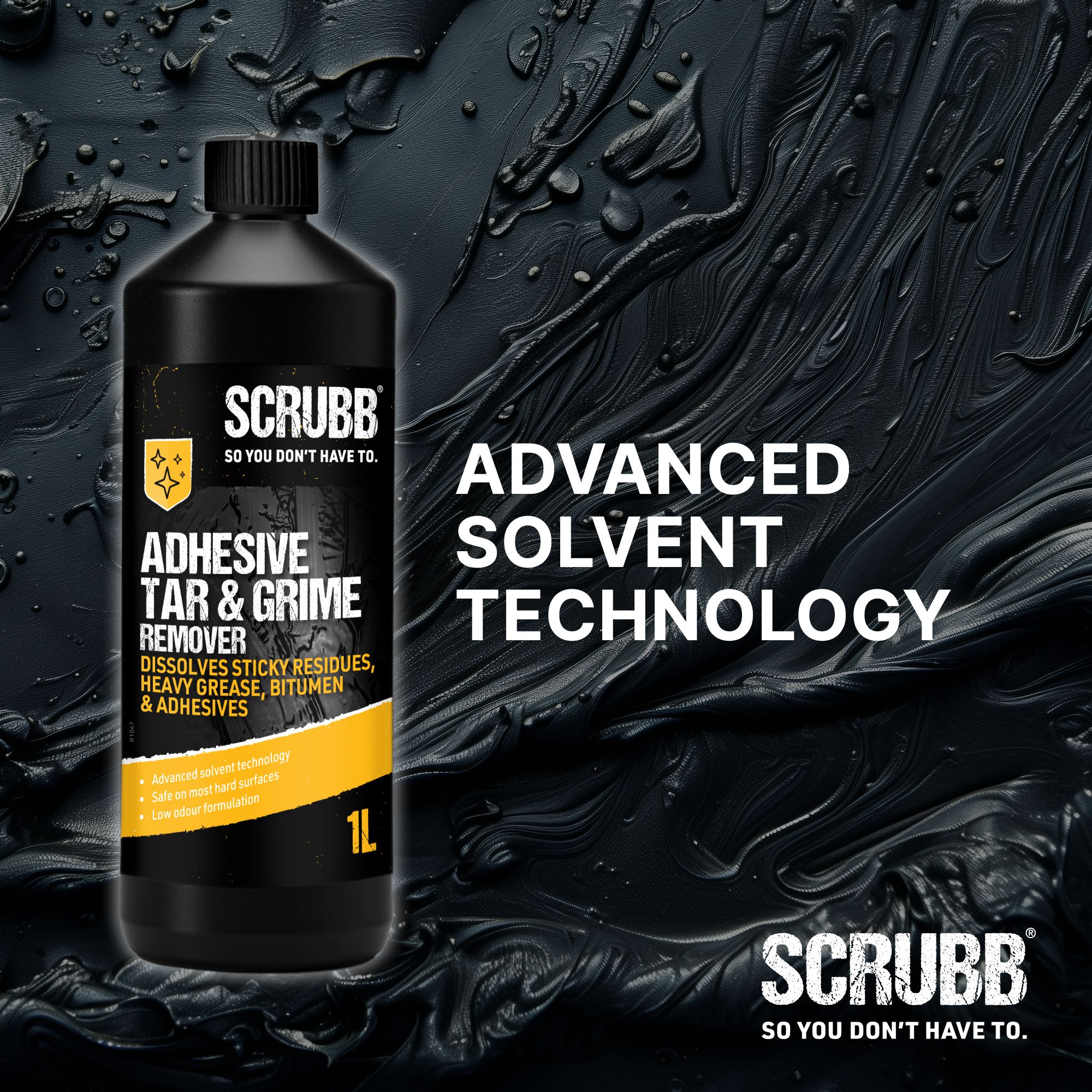SCRUBB Adhesive, tar & grime remover, 1L