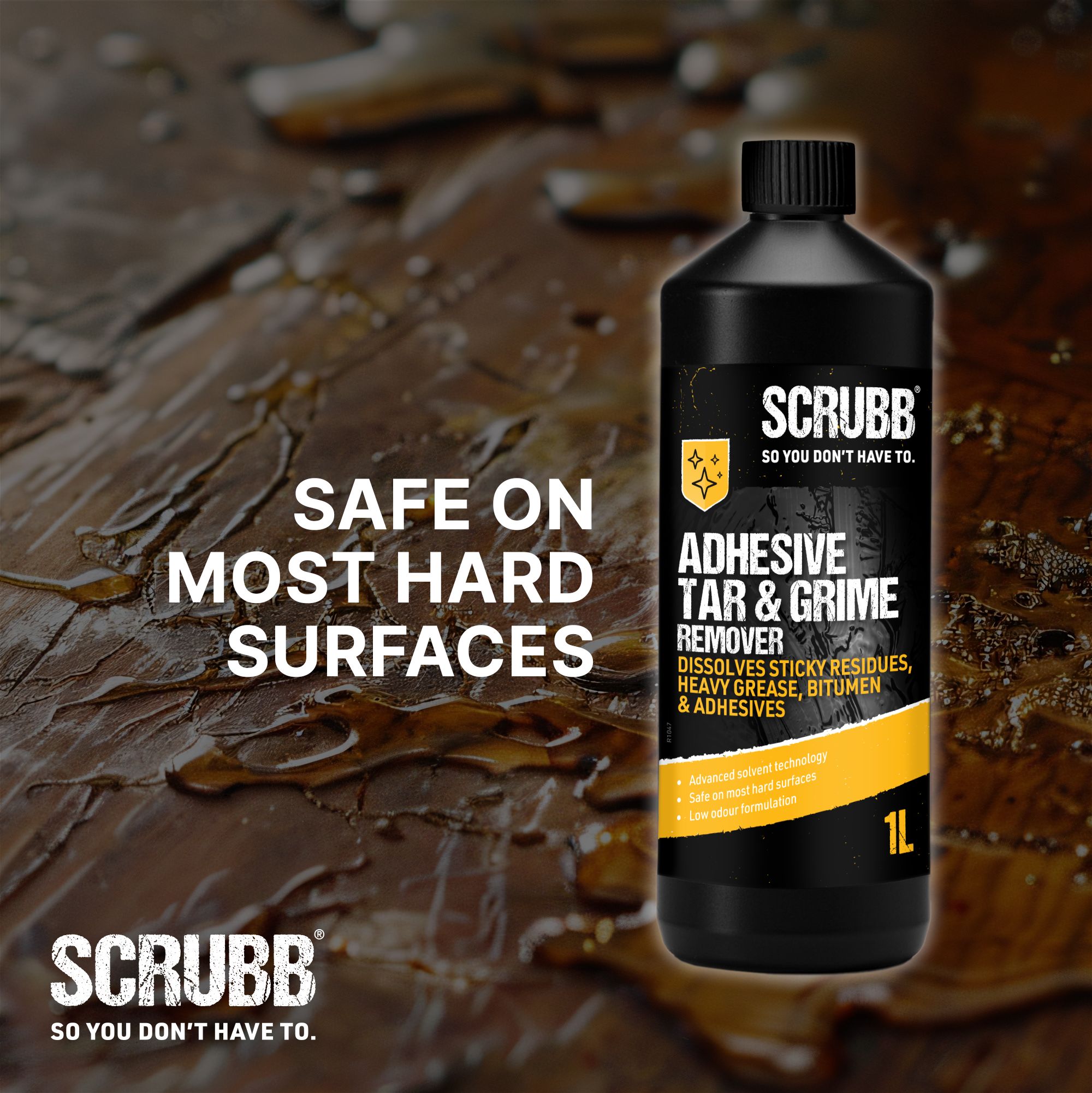SCRUBB Adhesive, tar & grime remover, 1L