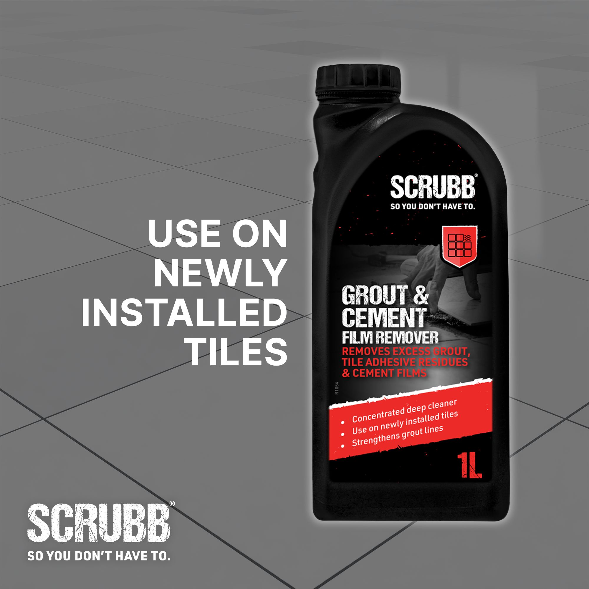 SCRUBB Grout & cement film remover, 1L