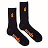 Scruffs Black Socks Size 10-13, 3 Pairs
