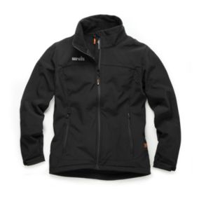 Scruffs Black Softshell jacket, Size 14