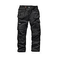 Scruffs Flex Black Men's Multi-pocket trousers, W38" L32"