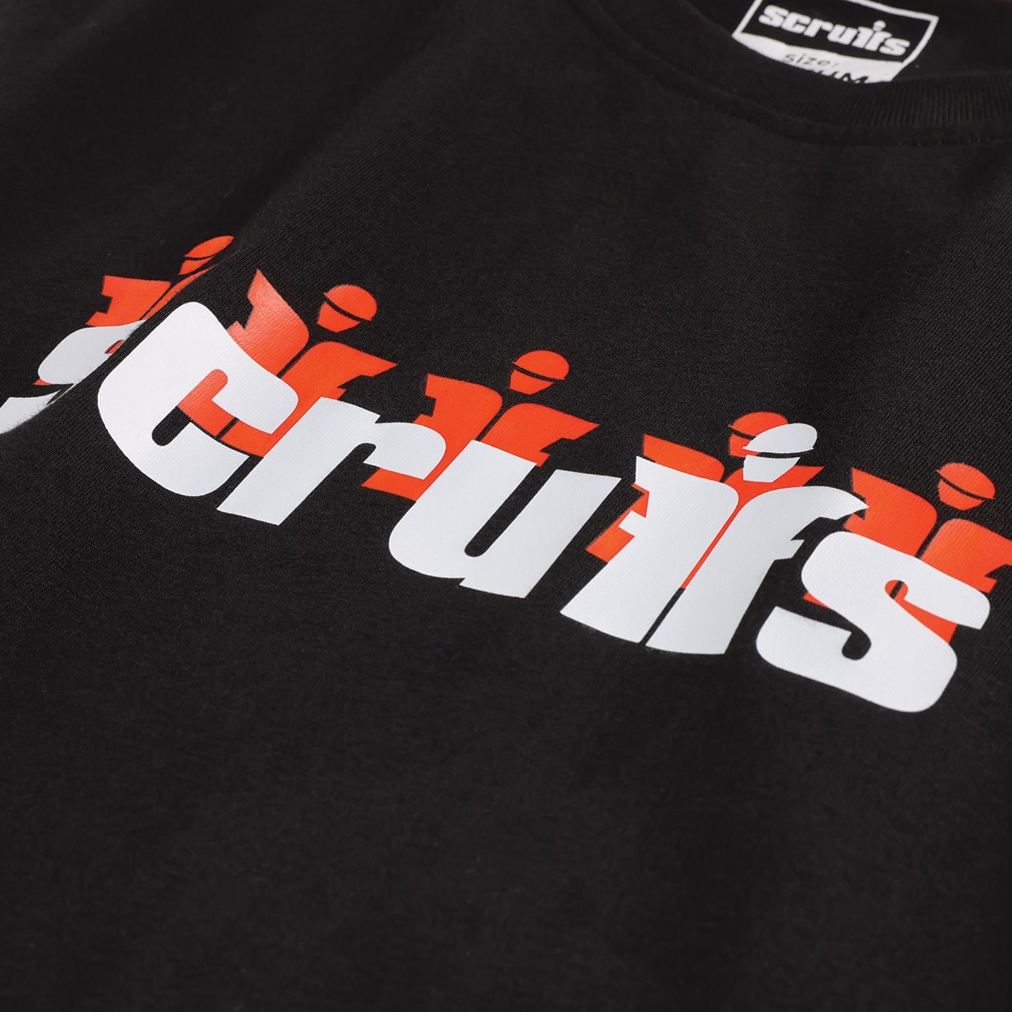 Scruffs Graphic Tee Black T-shirt Large