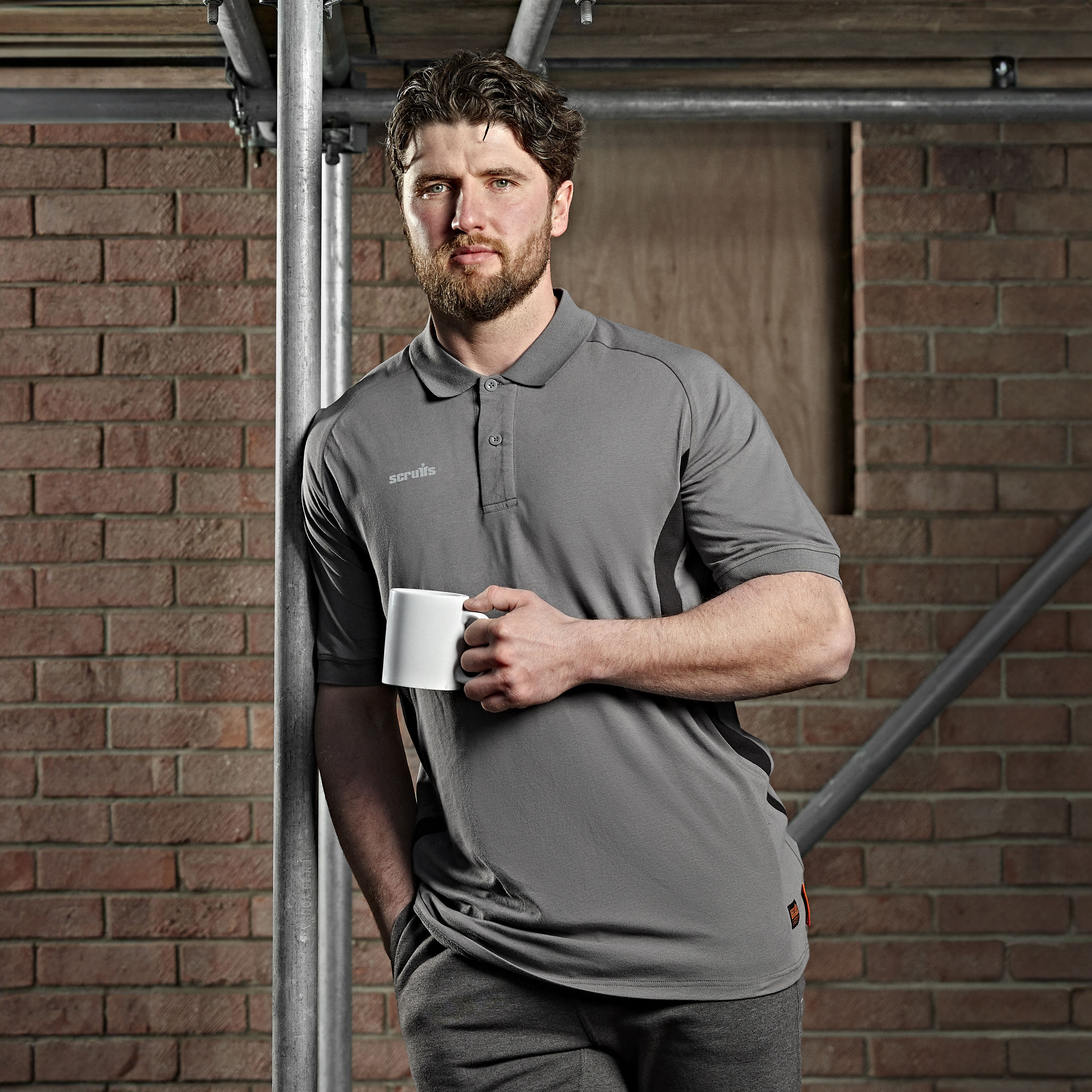 Scruffs Graphite Men's Polo shirt X Large