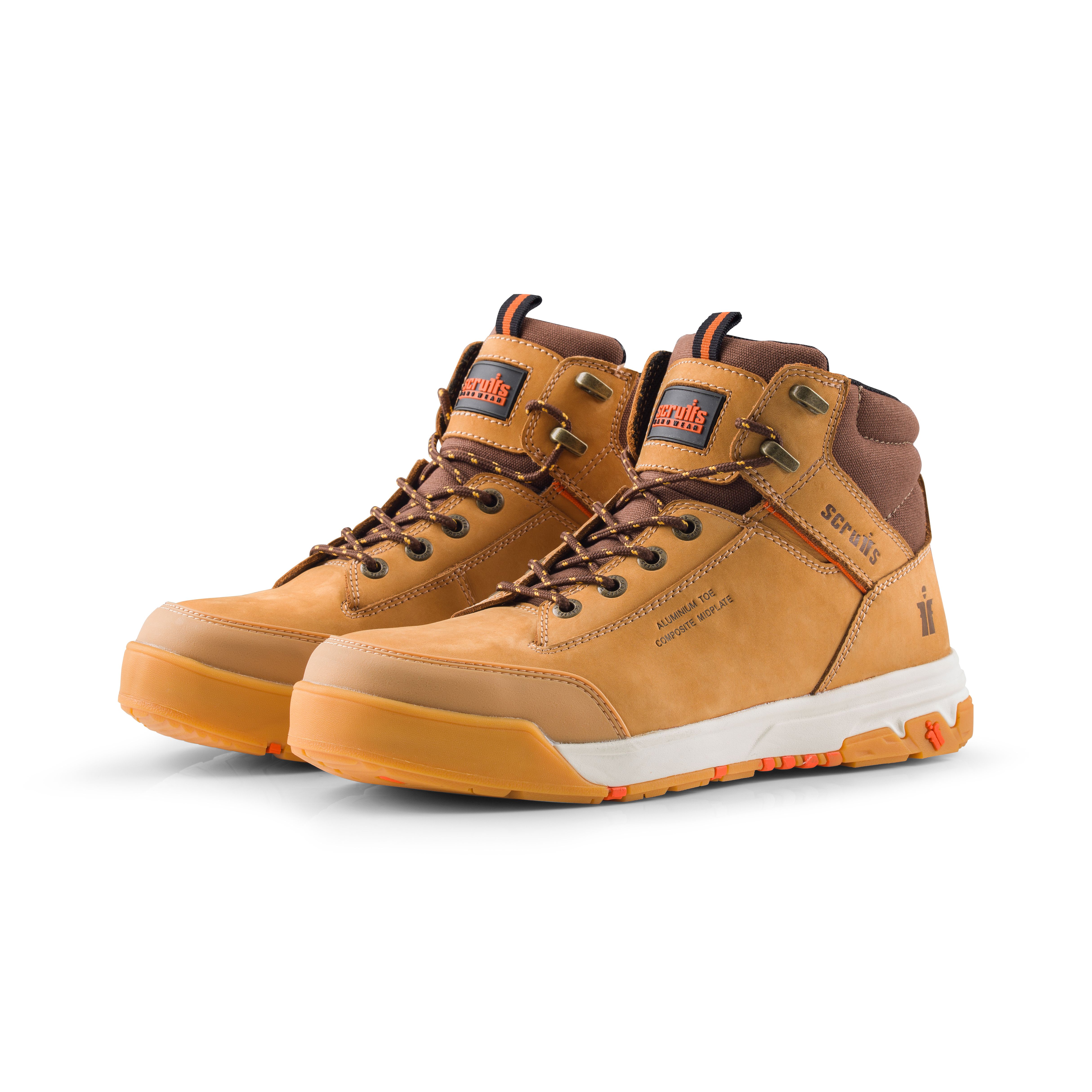 Scruffs Men's Tan Safety boots, Size 9