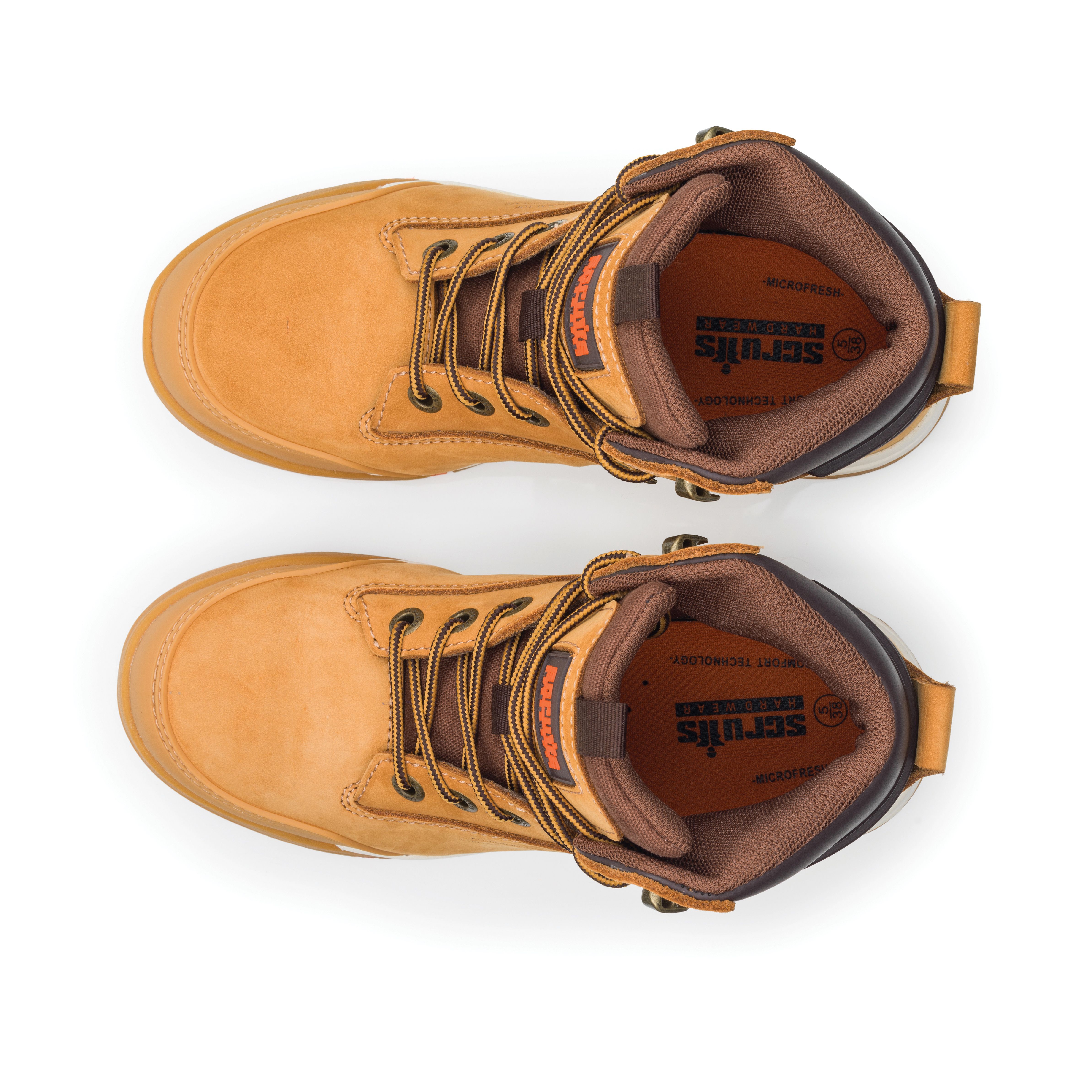 Scruffs Switchback Women's Tan Safety boots, Size 3