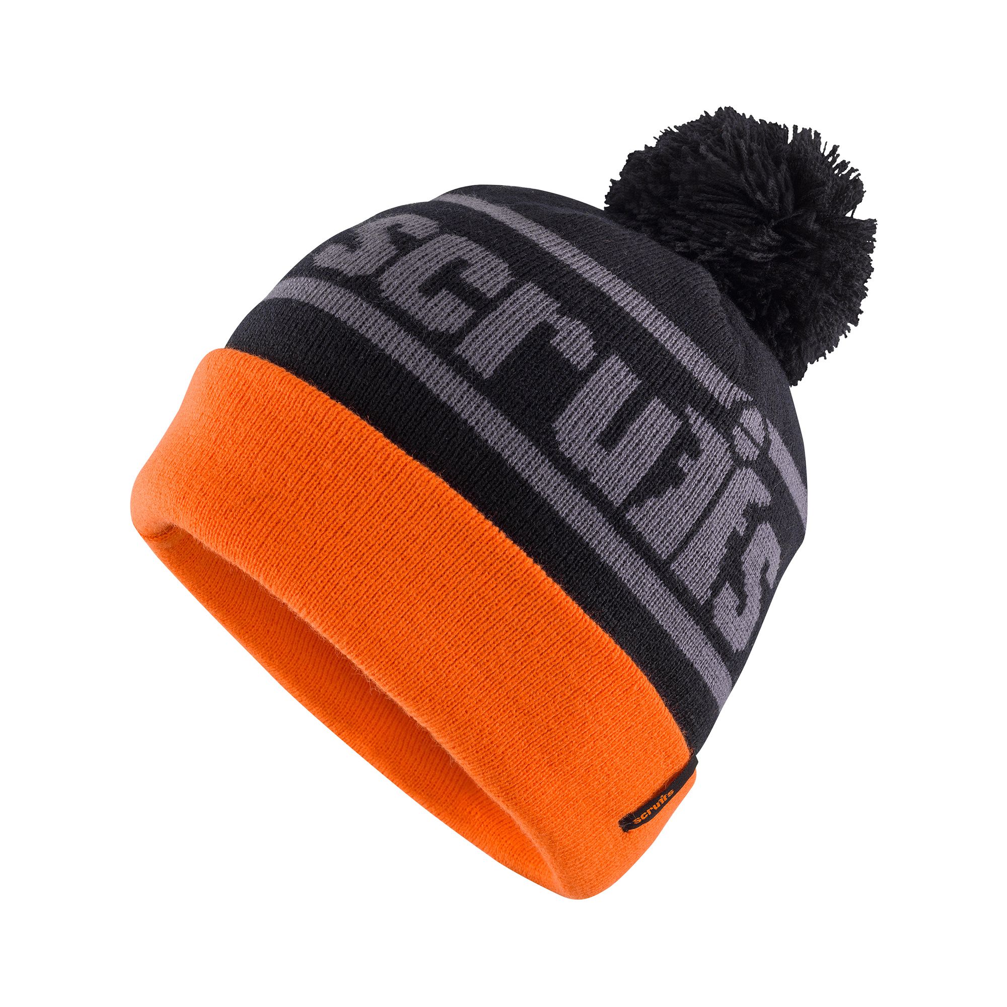 Scruffs Trade Black & orange Winter beanie, One size