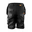 Scruffs Tradeflex Black Shorts, Size 14