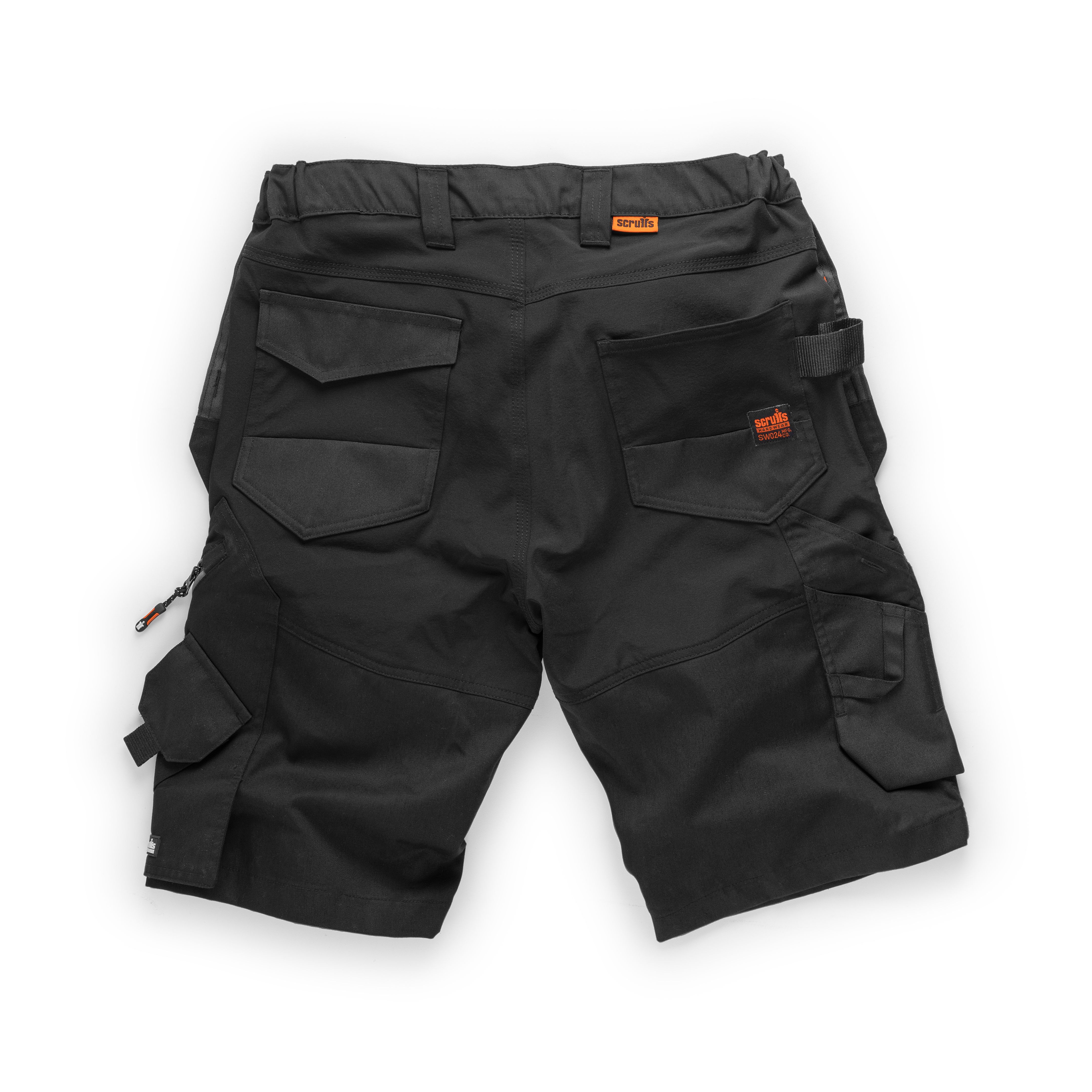 Scruffs Tradeflex Black Shorts, Size 14