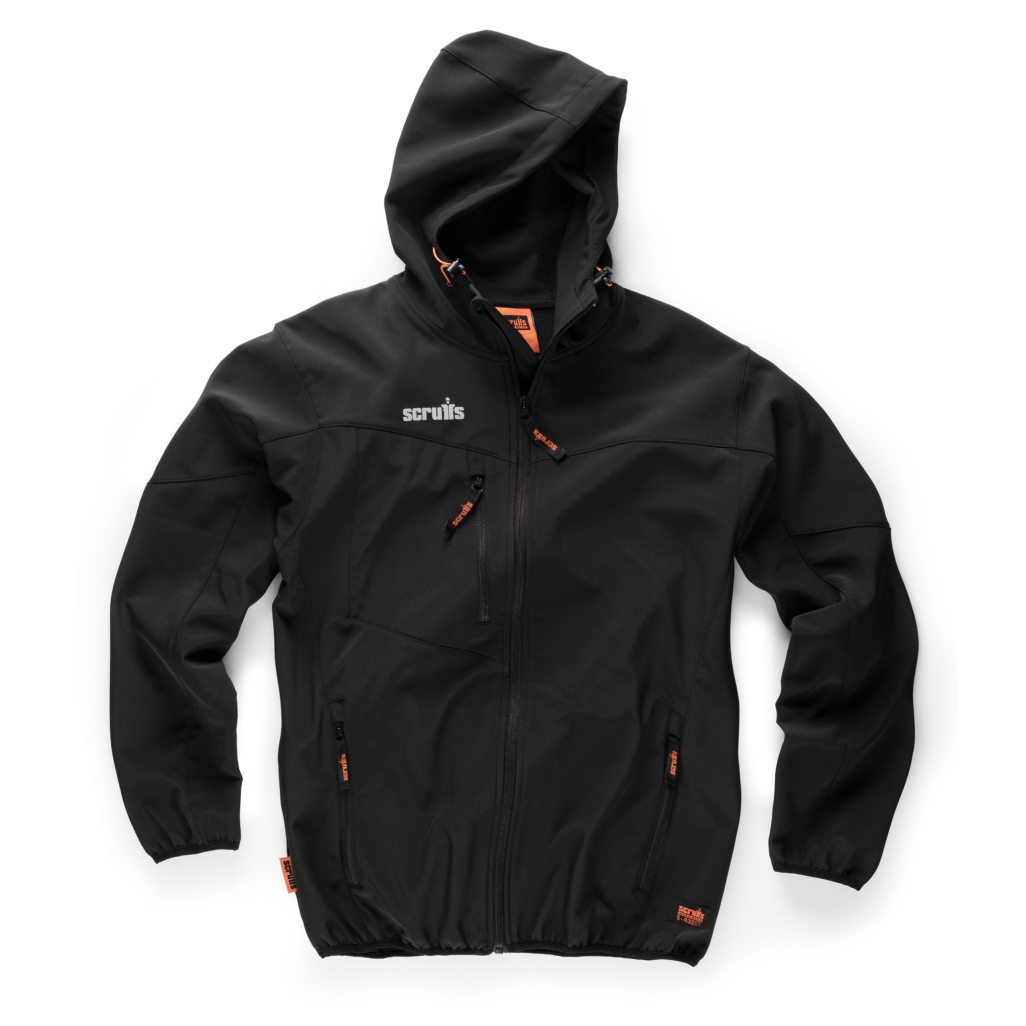 Scruffs Worker Black Men's Softshell jacket, Medium
