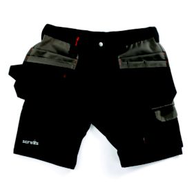 Scruffs Worker plus Black Men's Shorts W38"