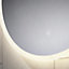 Sensio Como Round Wall-mounted Bathroom Illuminated Colour-changing mirror (H)60cm (W)60cm