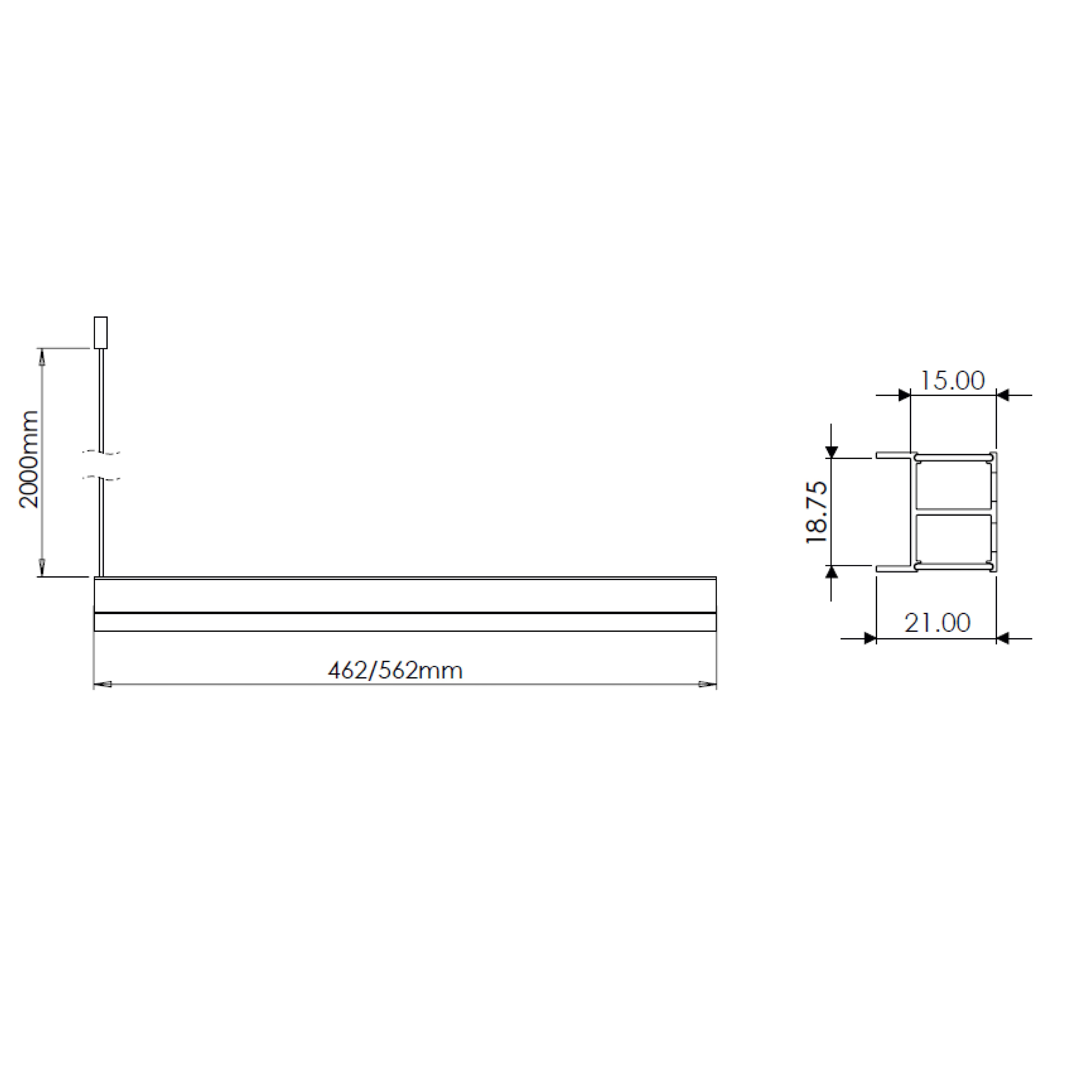 SENSIO INTERNAL CABINET LIGHT FOR 30CM
