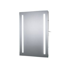Sensio Kai Rectangular Illuminated Bathroom mirror (H)700mm (W)500mm